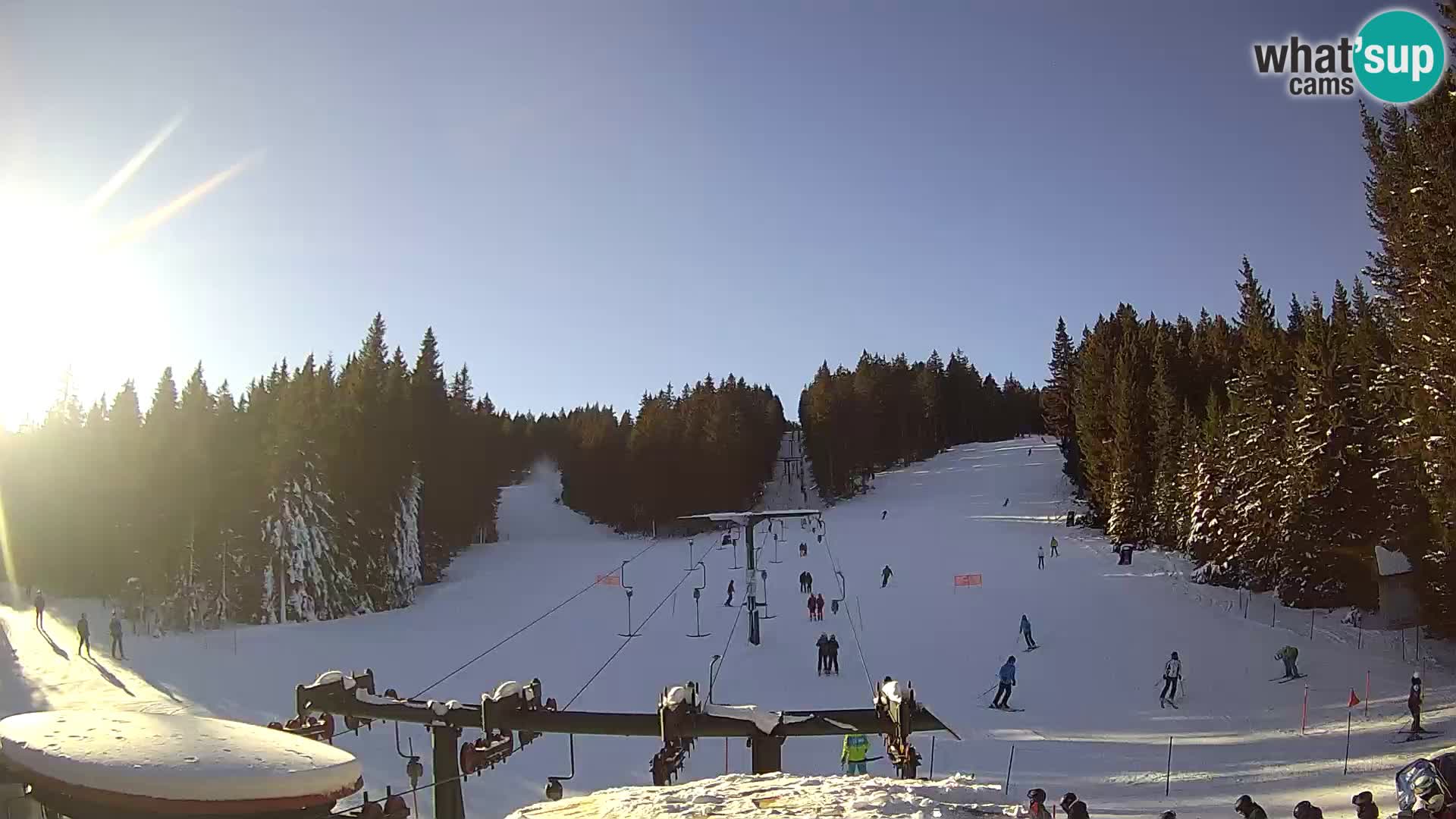 Estación de esquí Rogla Webcam Ostruščica pistas 1 y 2