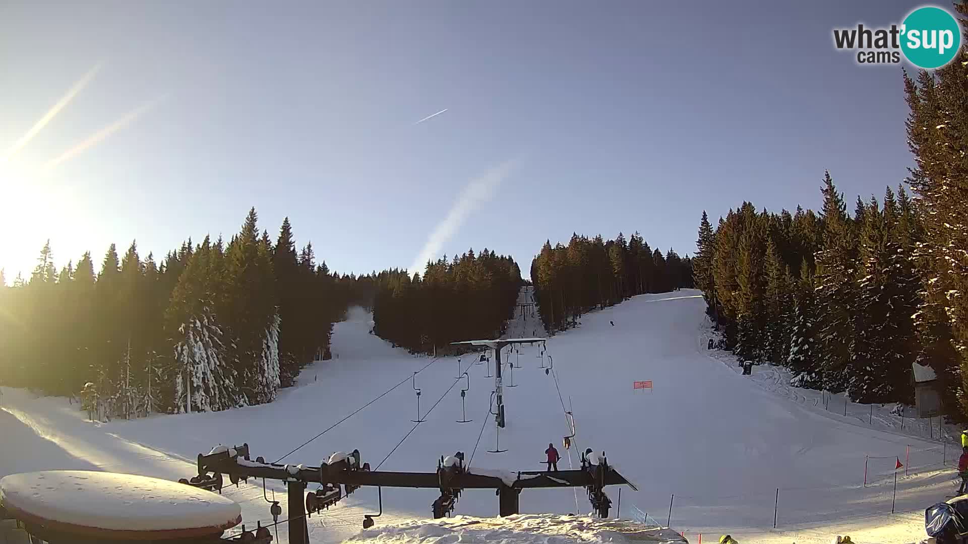 Station de ski Rogla Webcam Ostruščica pistes 1 et 2