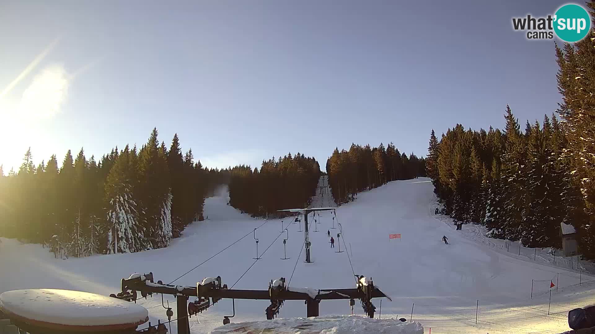 Station de ski Rogla Webcam Ostruščica pistes 1 et 2