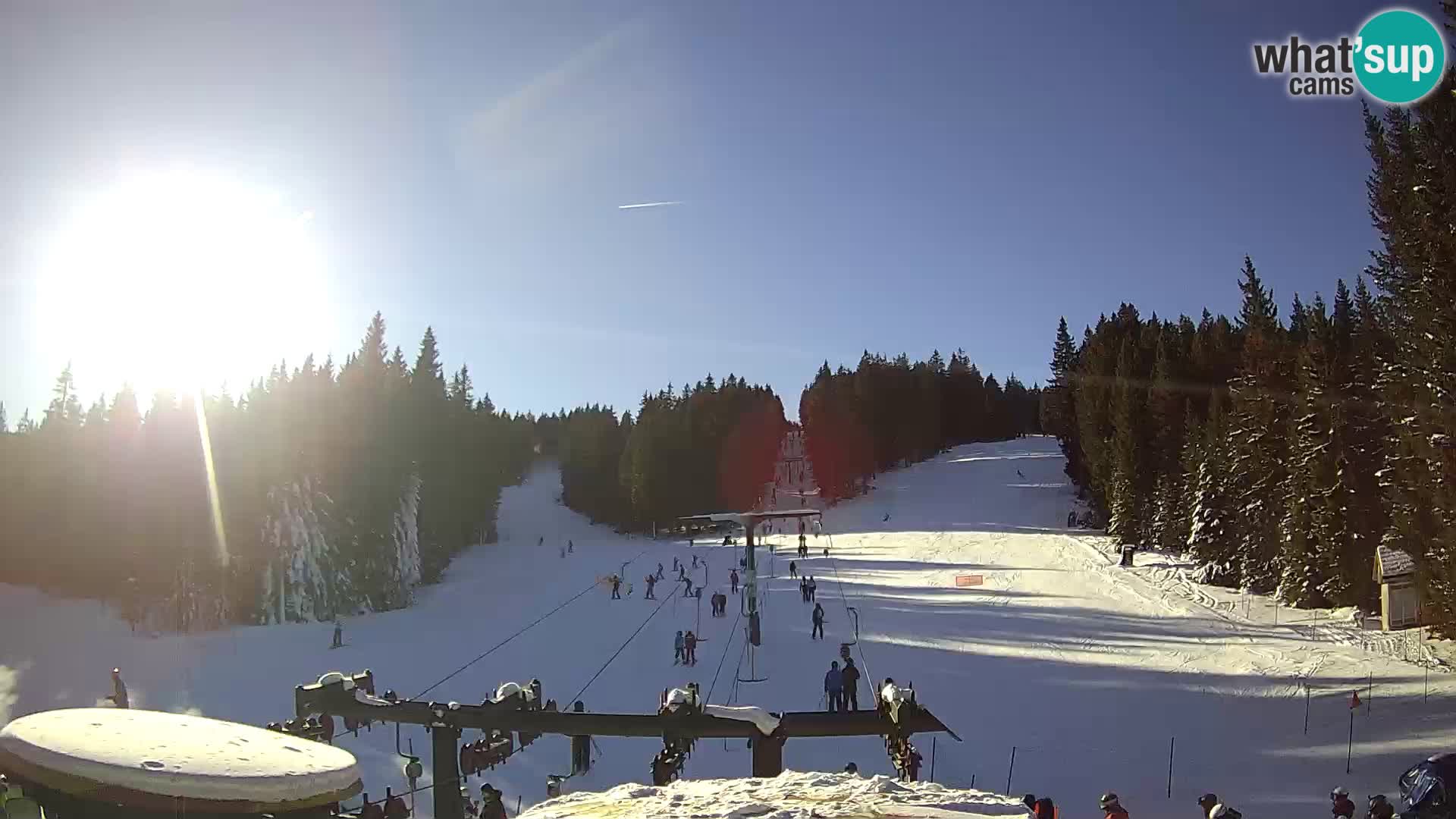 Station de ski Rogla Webcam Ostruščica pistes 1 et 2