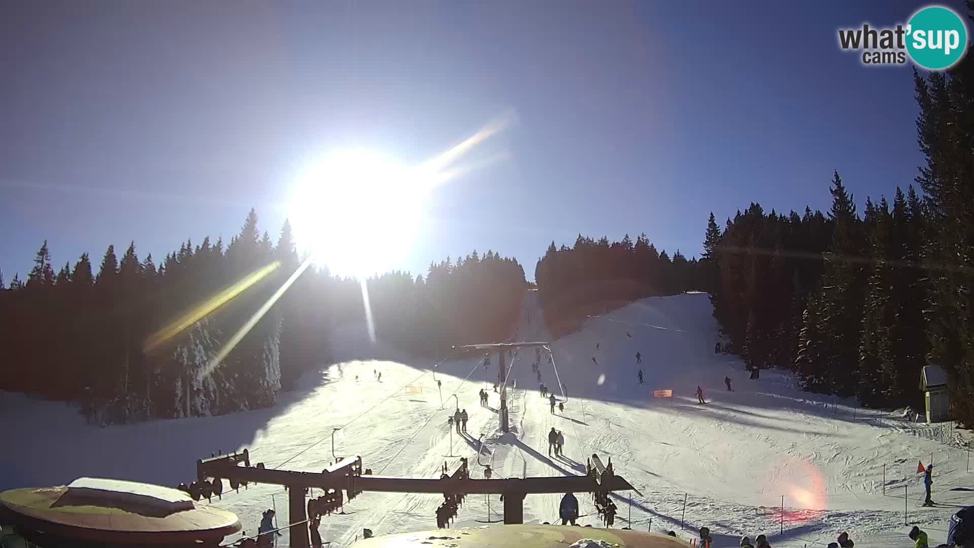 Station de ski Rogla Webcam Ostruščica pistes 1 et 2