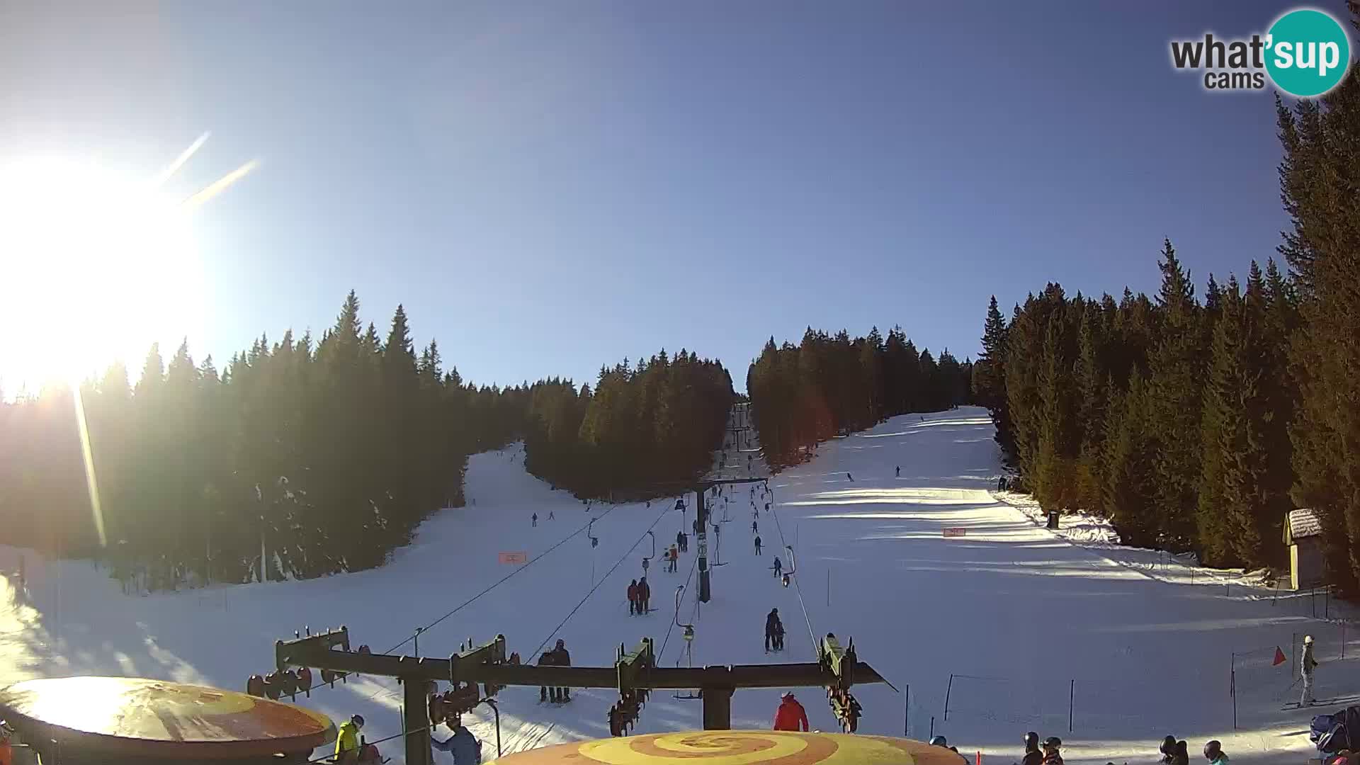 Estación de esquí Rogla Webcam Ostruščica pistas 1 y 2