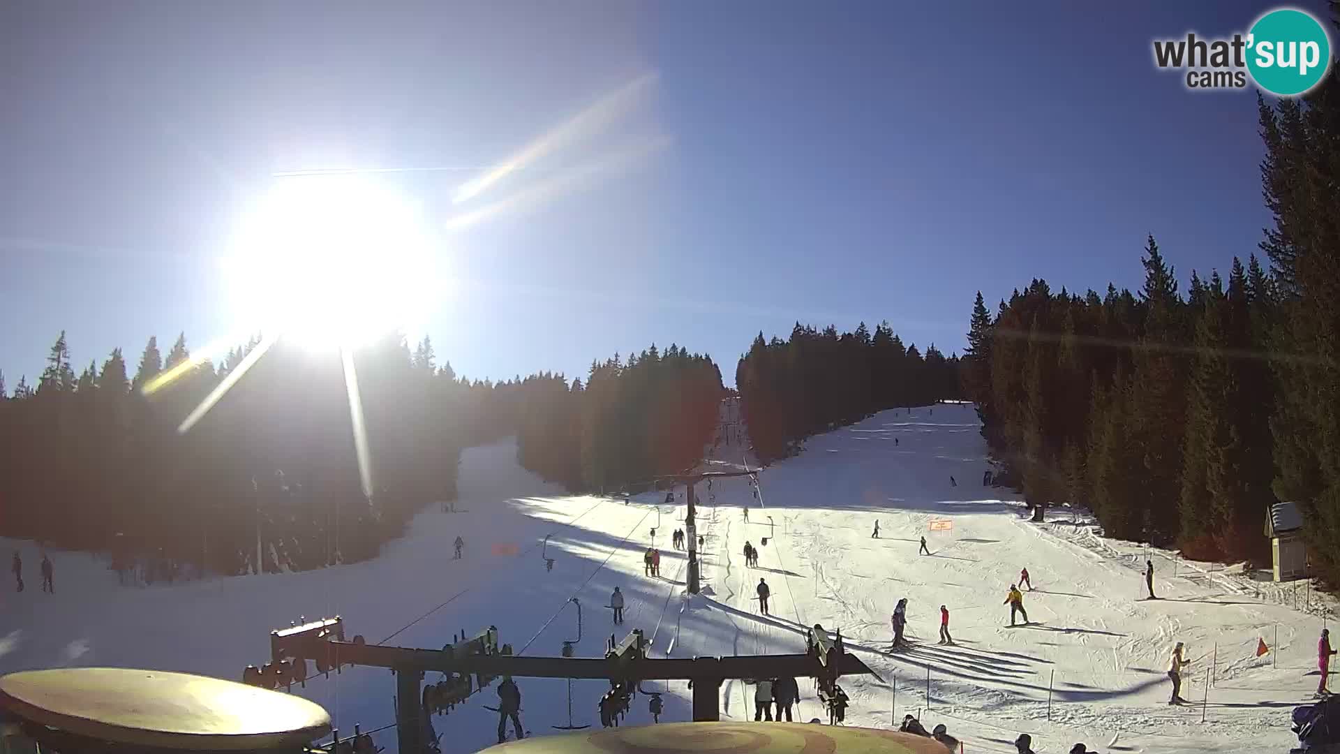 Station de ski Rogla Webcam Ostruščica pistes 1 et 2