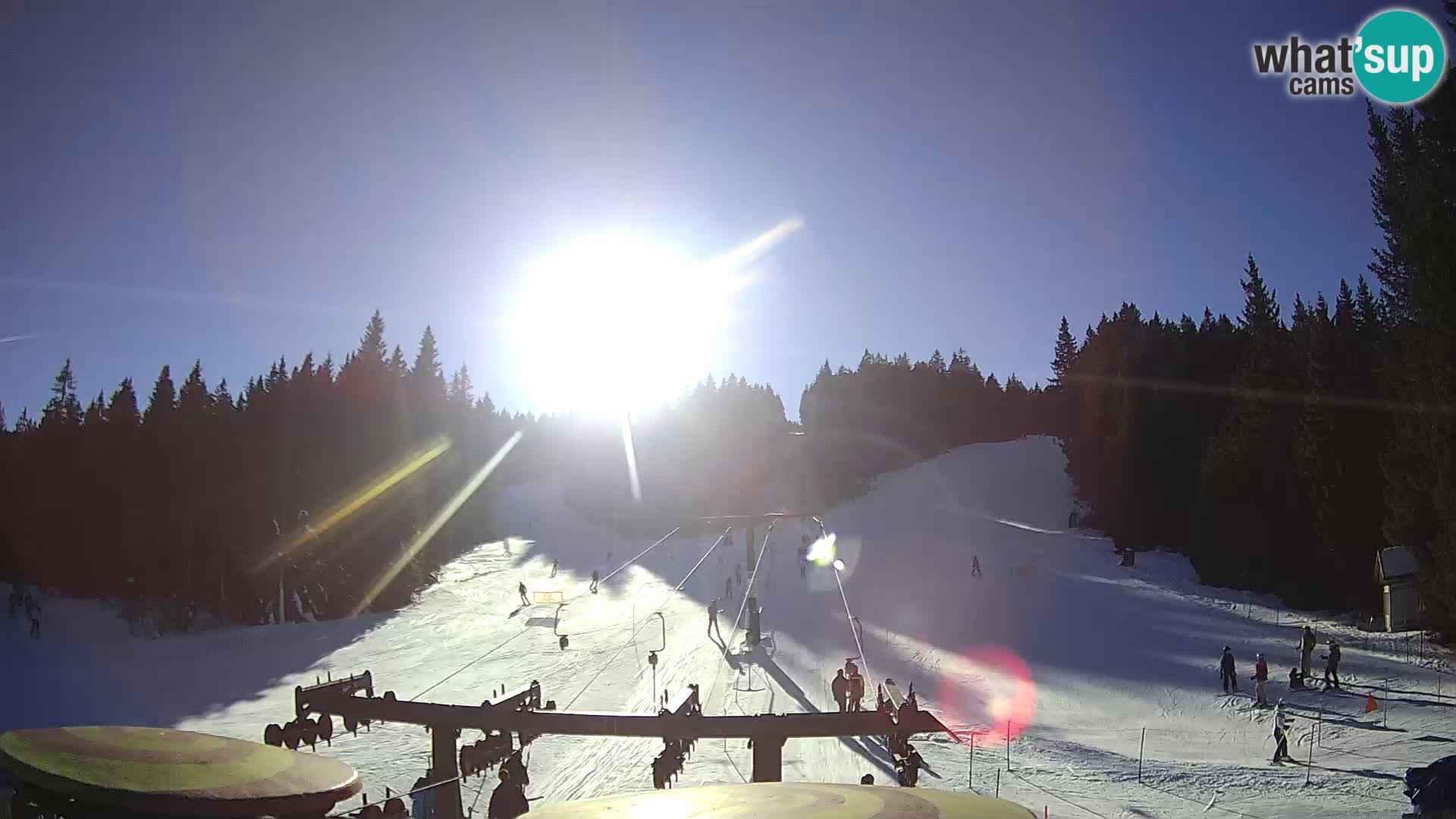 Comprensorio sciistico Rogla Webcam live Ostruščica piste 1 e 2