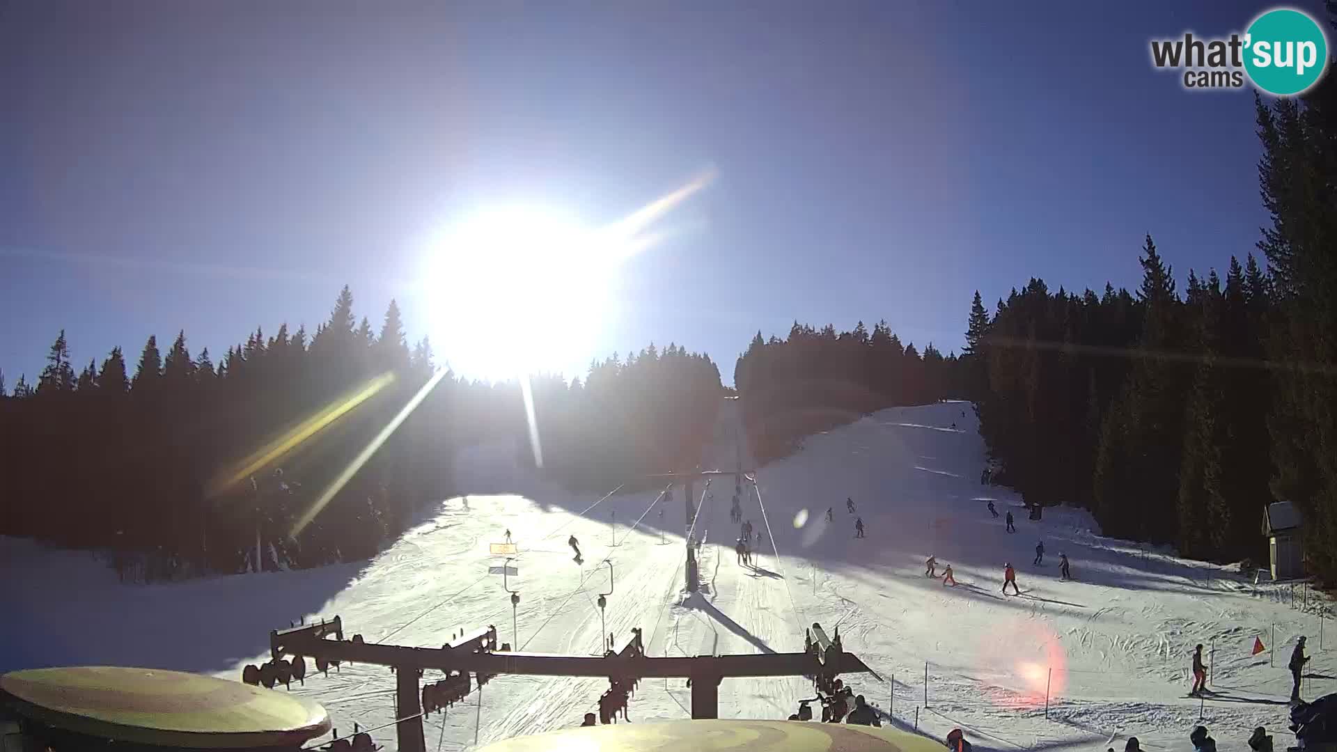 Station de ski Rogla Webcam Ostruščica pistes 1 et 2