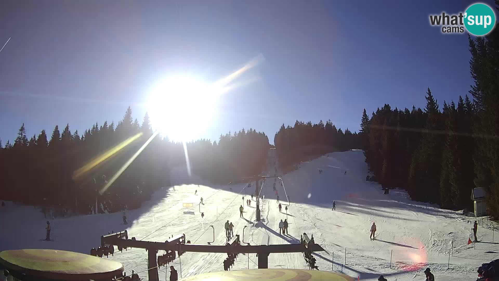 Comprensorio sciistico Rogla Webcam live Ostruščica piste 1 e 2