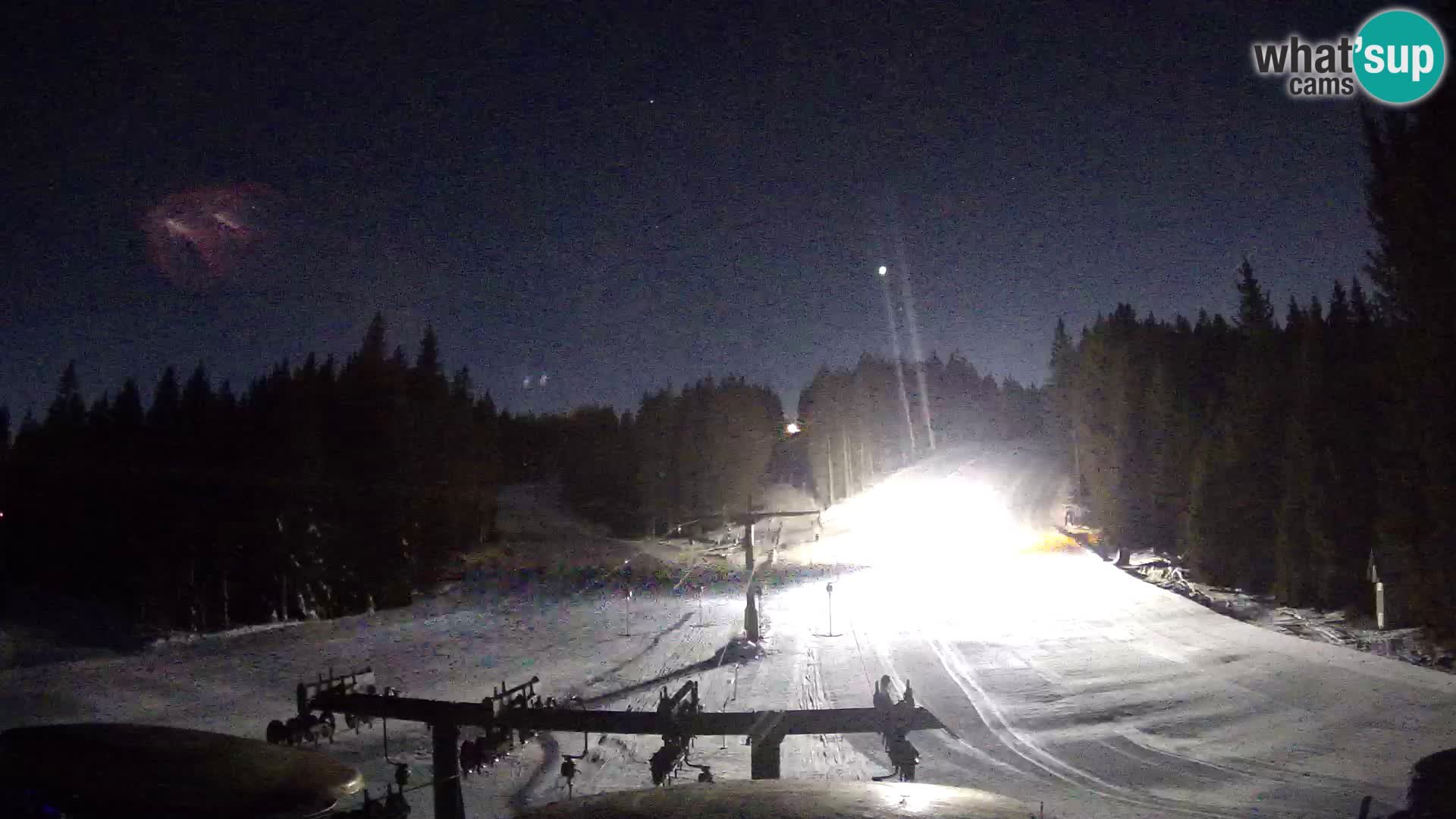 Skigebiet Rogla Webcam Ostruščica Piste 1 und 2