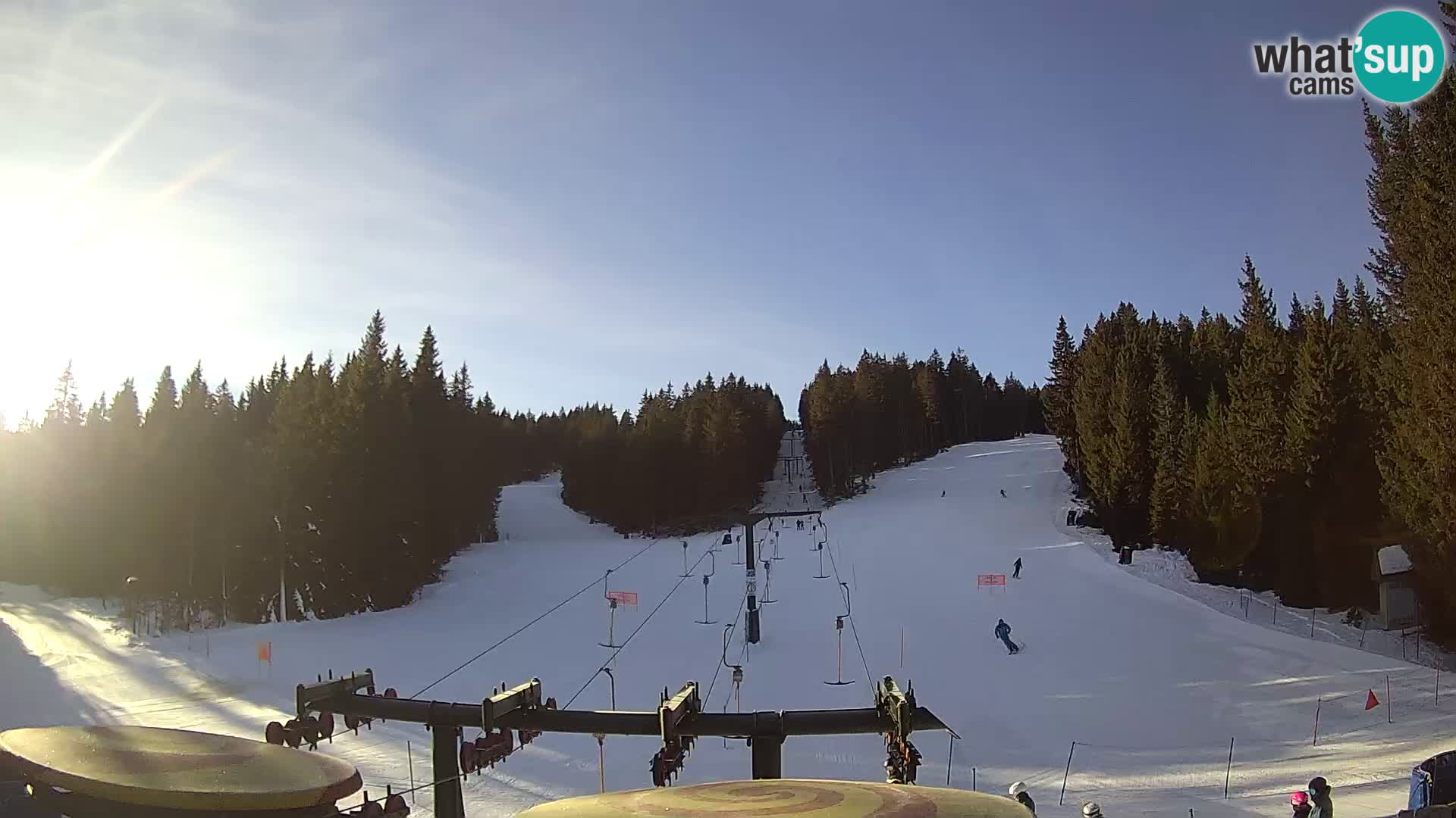 Station de ski Rogla Webcam Ostruščica pistes 1 et 2