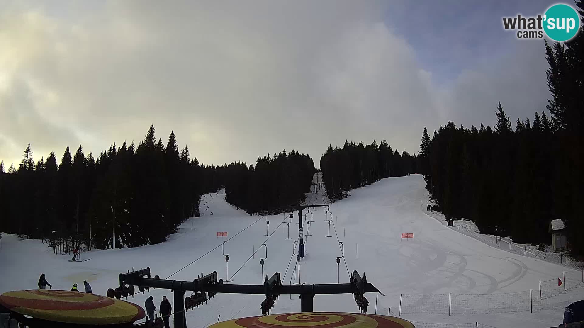 Station de ski Rogla Webcam Ostruščica pistes 1 et 2