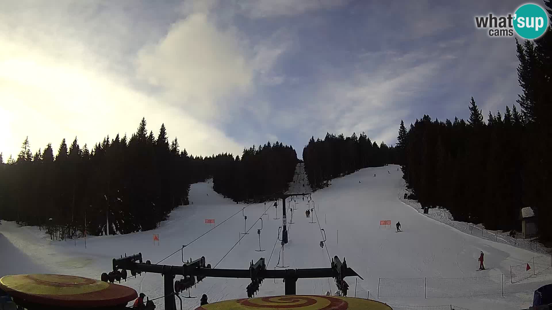 Station de ski Rogla Webcam Ostruščica pistes 1 et 2