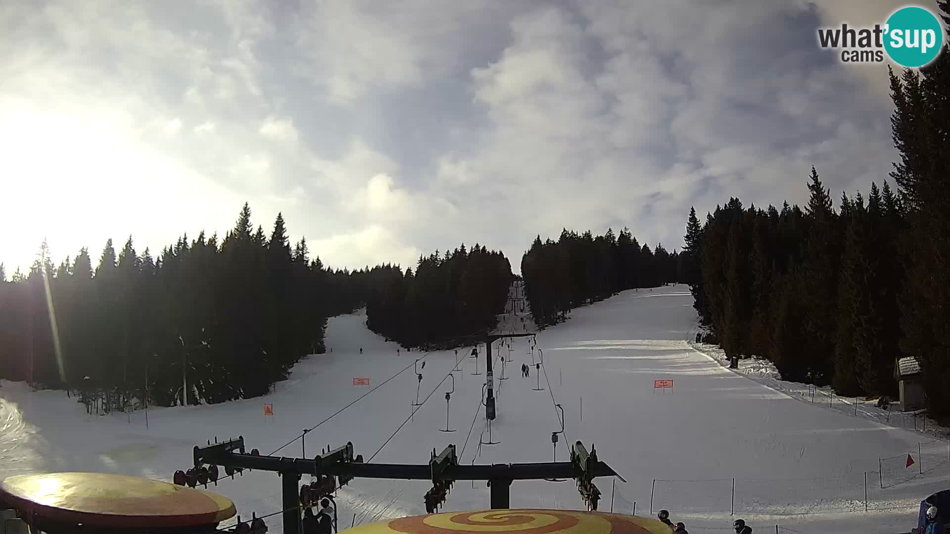 Comprensorio sciistico Rogla Webcam live Ostruščica piste 1 e 2