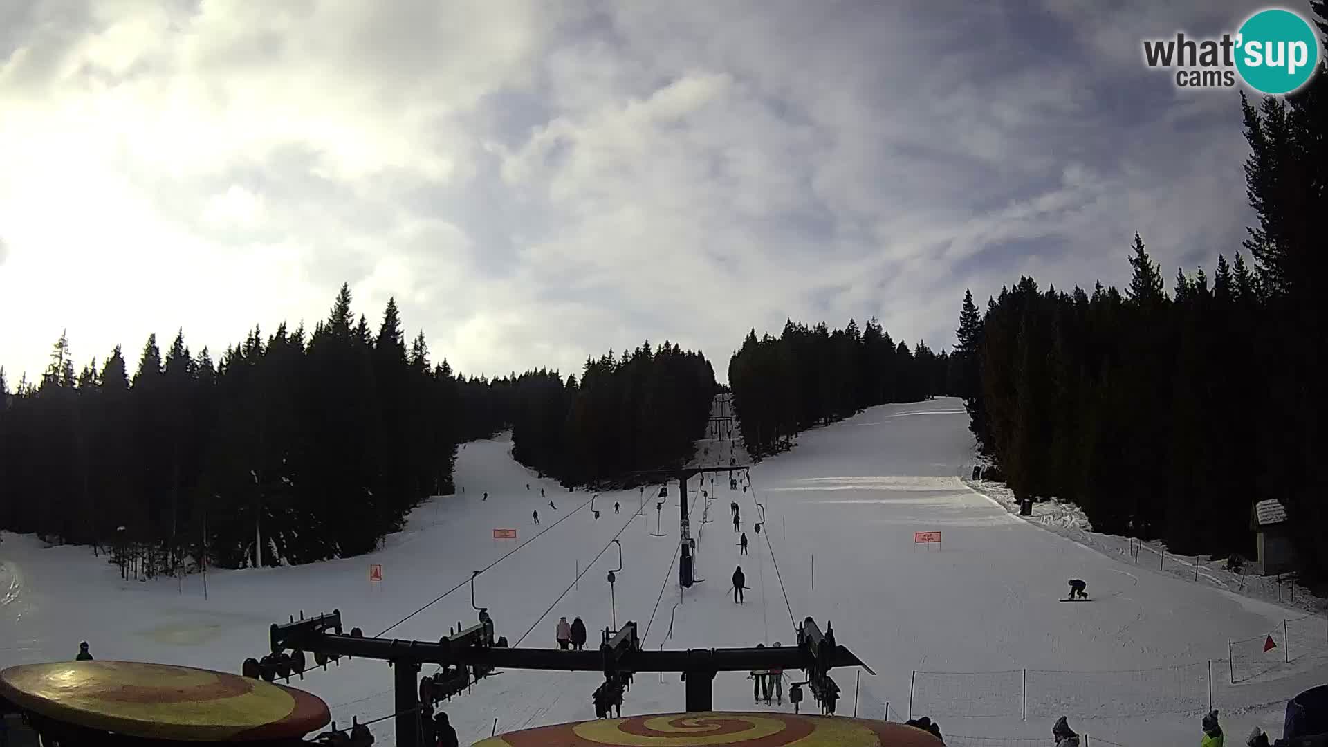 Comprensorio sciistico Rogla Webcam live Ostruščica piste 1 e 2