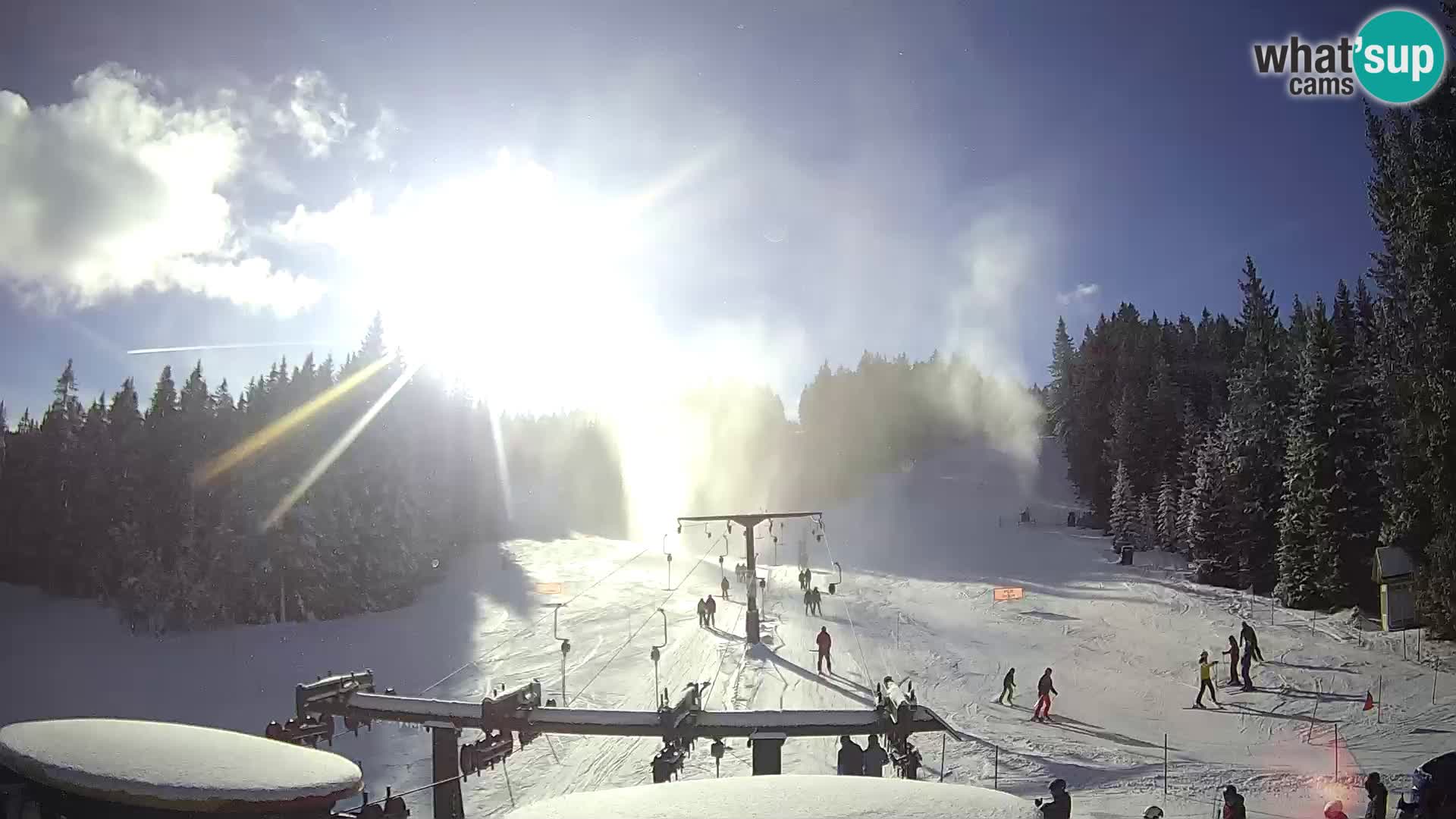 Station de ski Rogla Webcam Ostruščica pistes 1 et 2