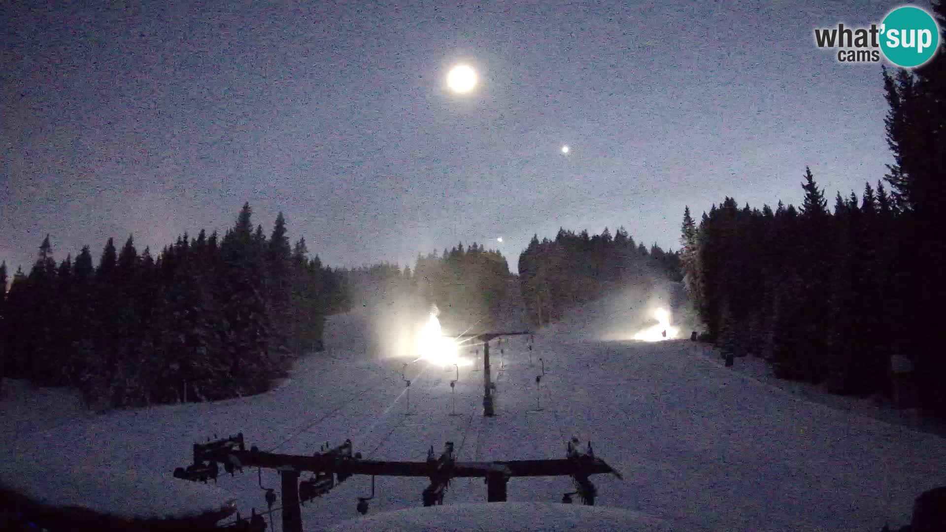 Station de ski Rogla Webcam Ostruščica pistes 1 et 2