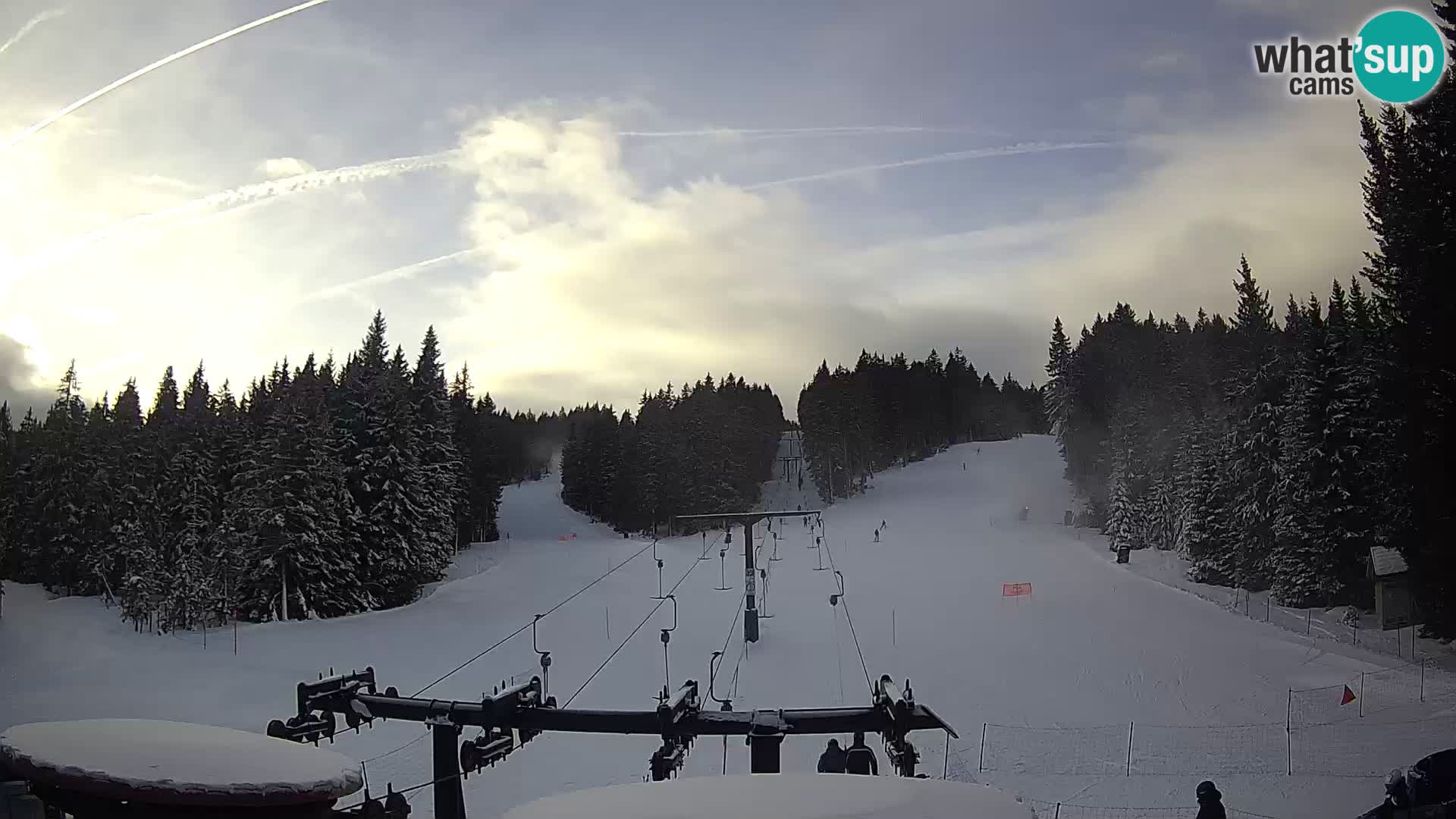 Estación de esquí Rogla Webcam Ostruščica pistas 1 y 2