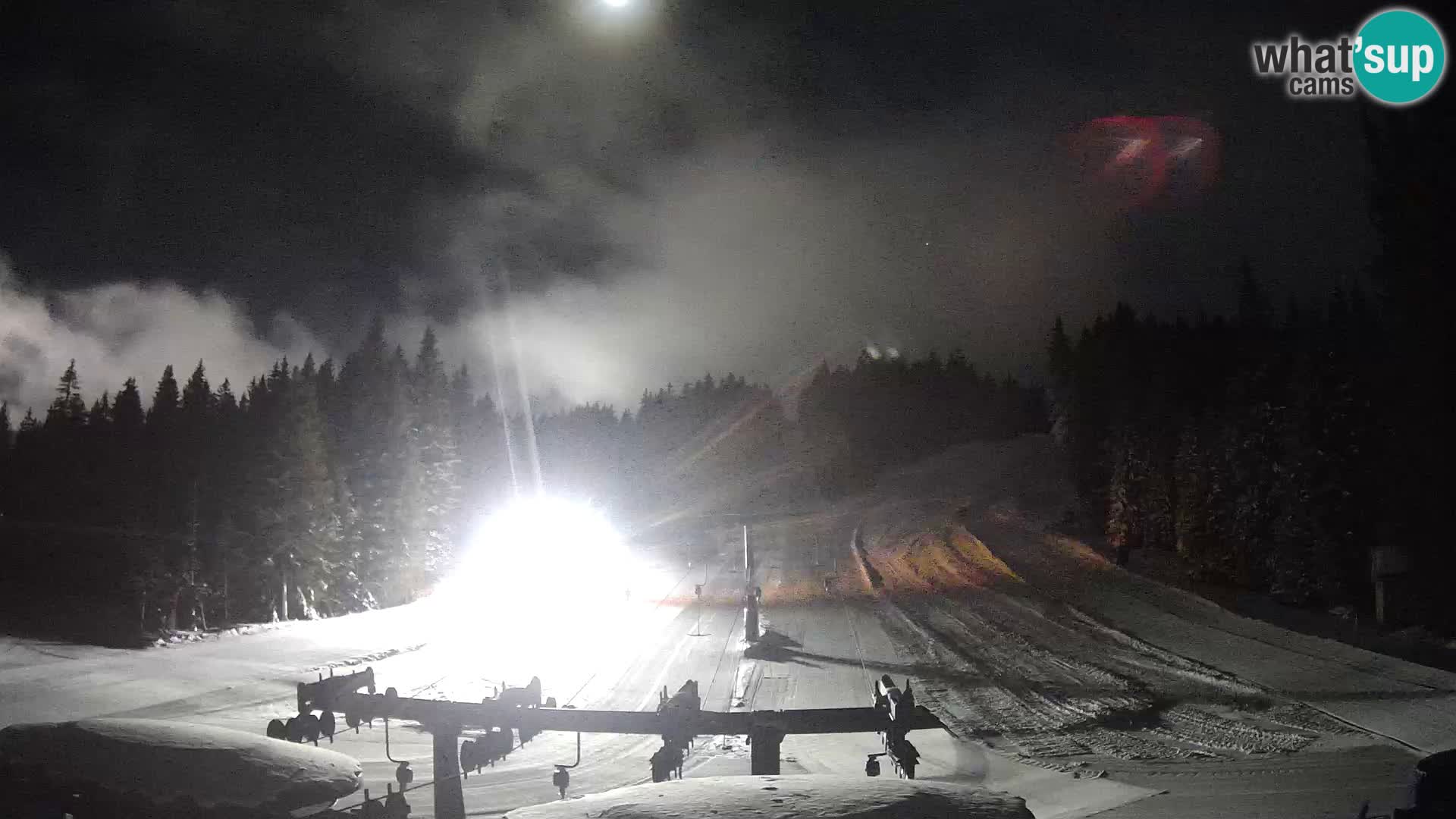 Skigebiet Rogla Webcam Ostruščica Piste 1 und 2