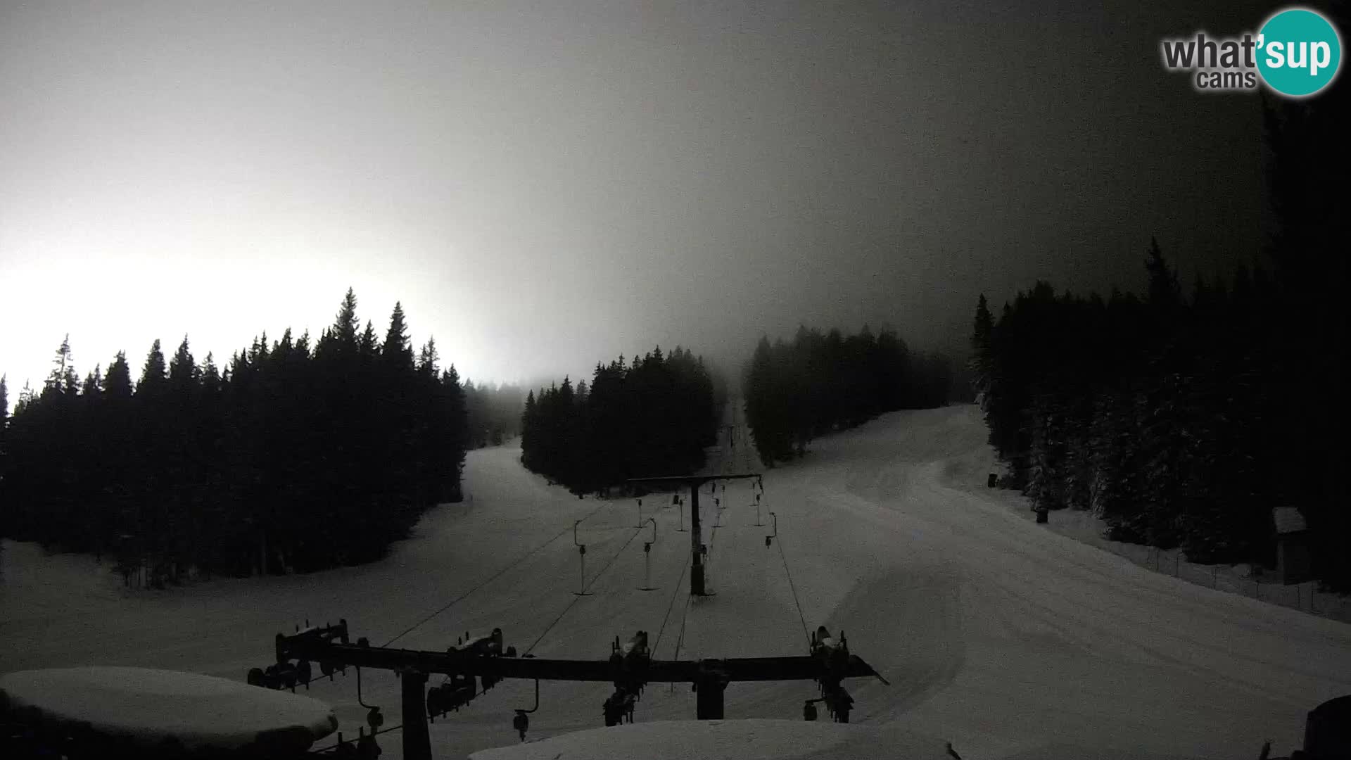 Comprensorio sciistico Rogla Webcam live Ostruščica piste 1 e 2