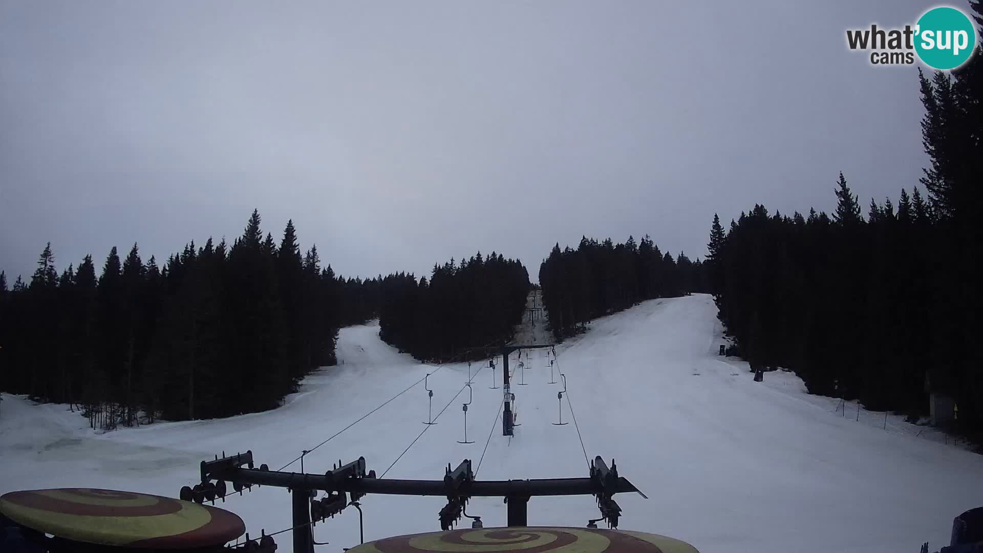 Comprensorio sciistico Rogla Webcam live Ostruščica piste 1 e 2