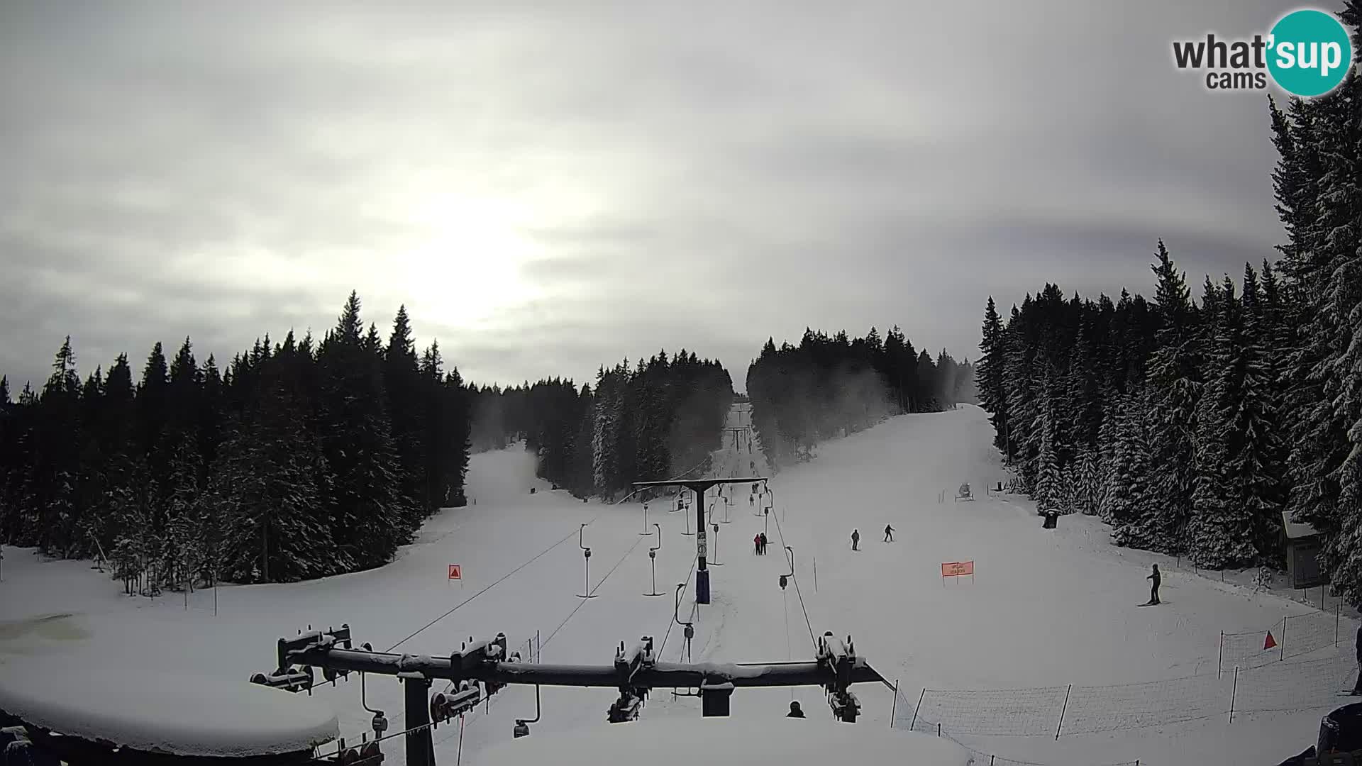 Skigebiet Rogla Webcam Ostruščica Piste 1 und 2