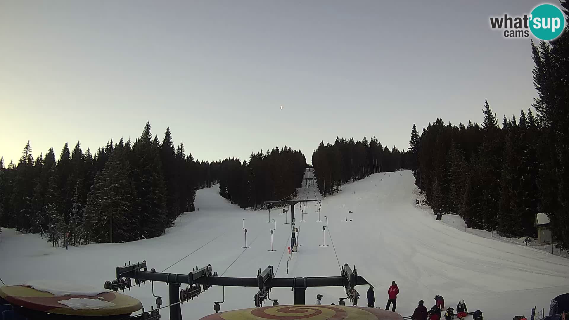 Comprensorio sciistico Rogla Webcam live Ostruščica piste 1 e 2