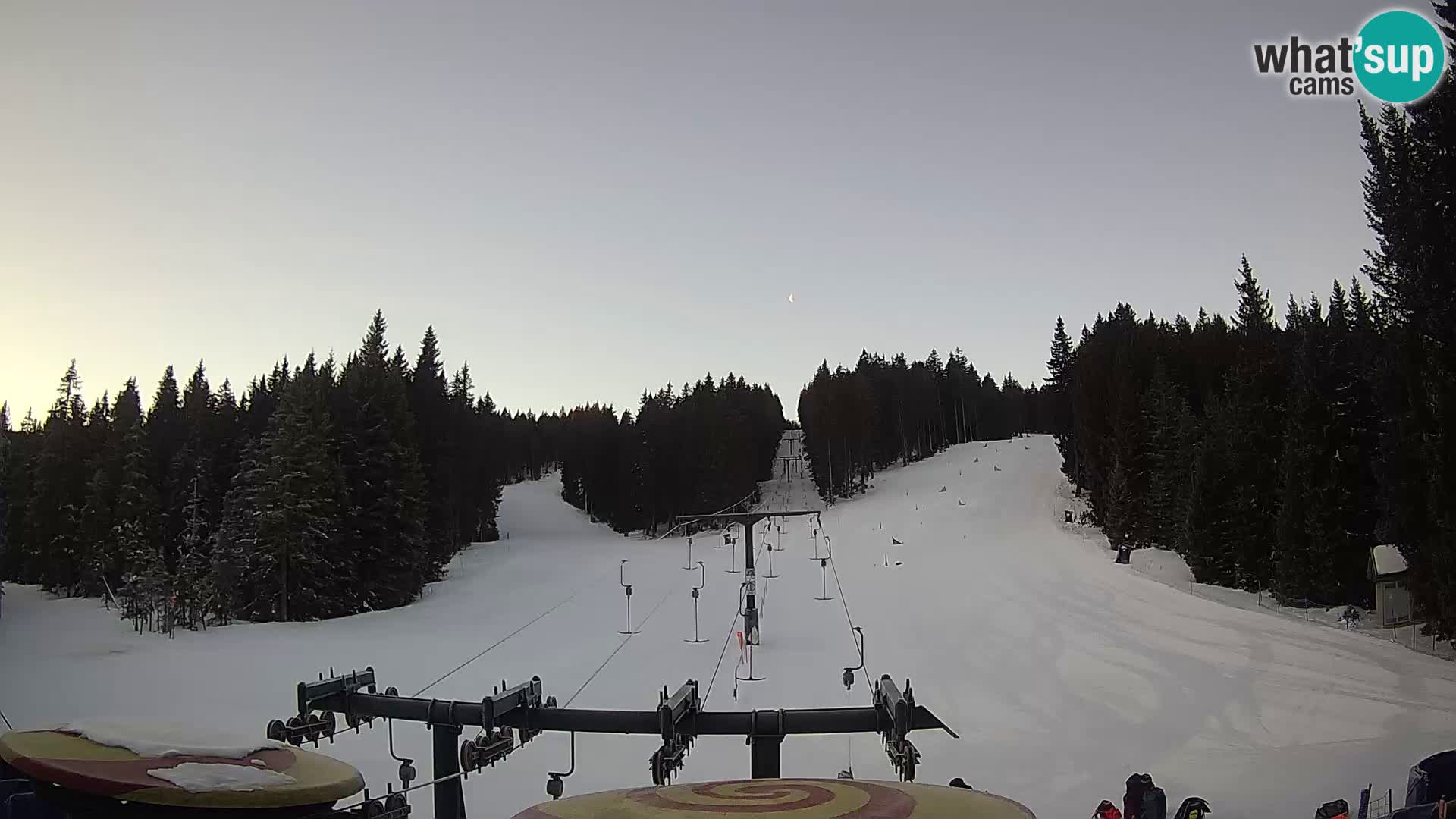 Skigebiet Rogla Webcam Ostruščica Piste 1 und 2