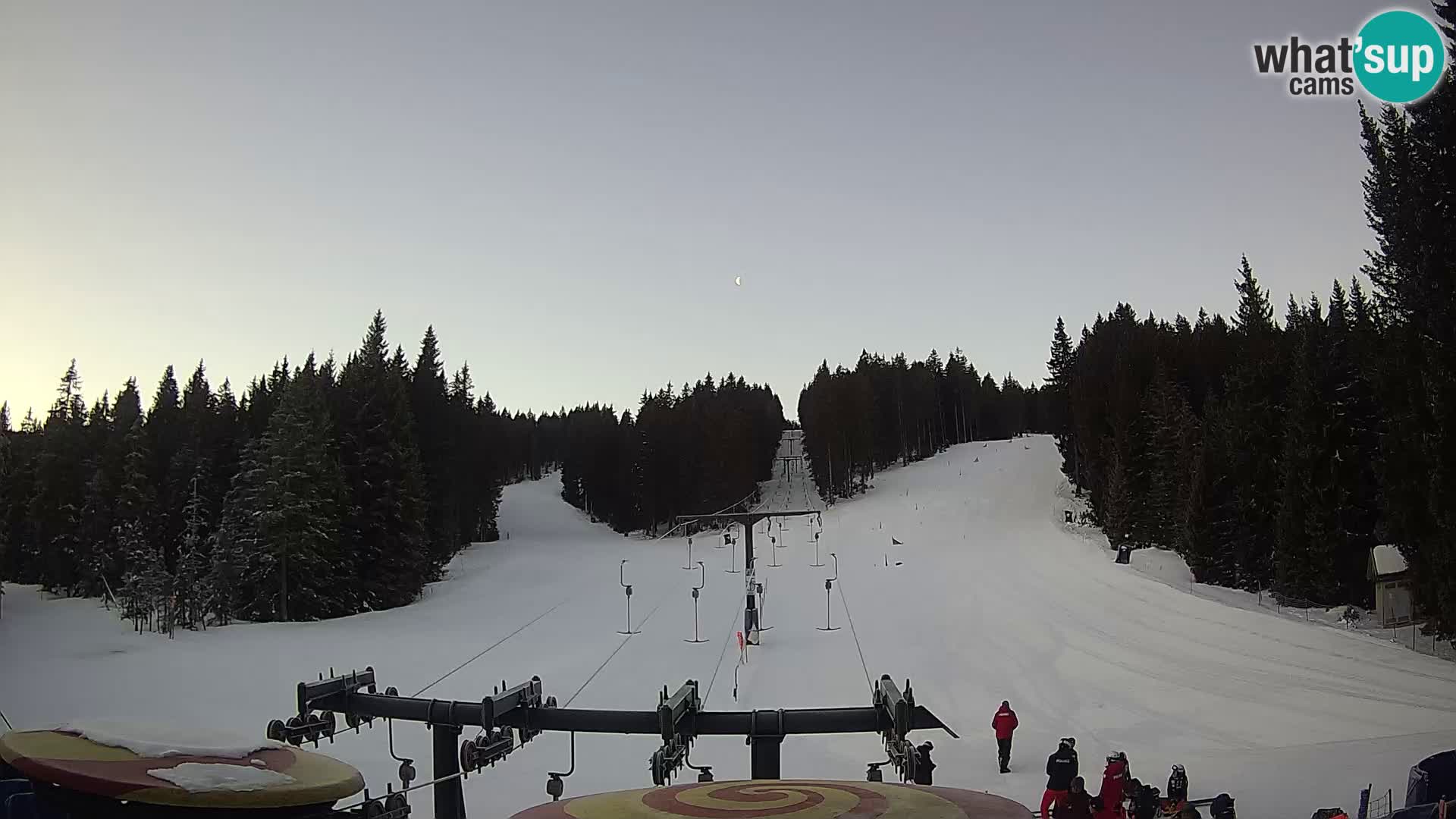 Skigebiet Rogla Webcam Ostruščica Piste 1 und 2