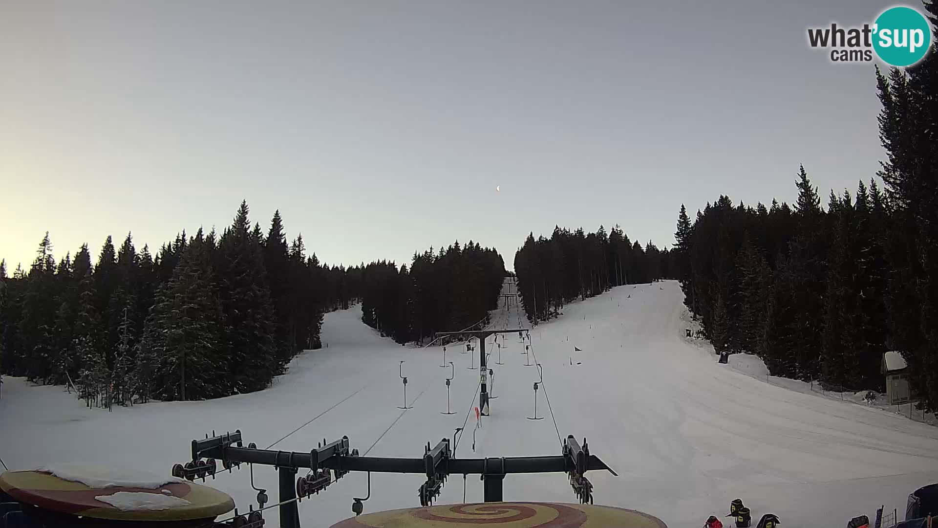 Skigebiet Rogla Webcam Ostruščica Piste 1 und 2