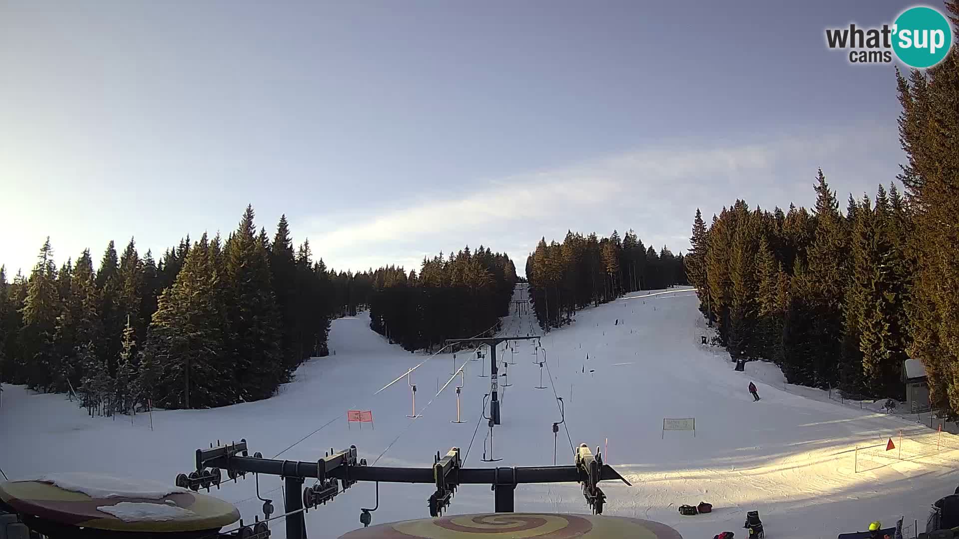 Skigebiet Rogla Webcam Ostruščica Piste 1 und 2