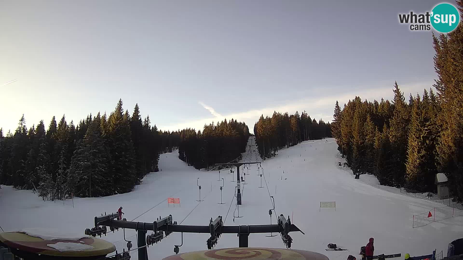 Skigebiet Rogla Webcam Ostruščica Piste 1 und 2