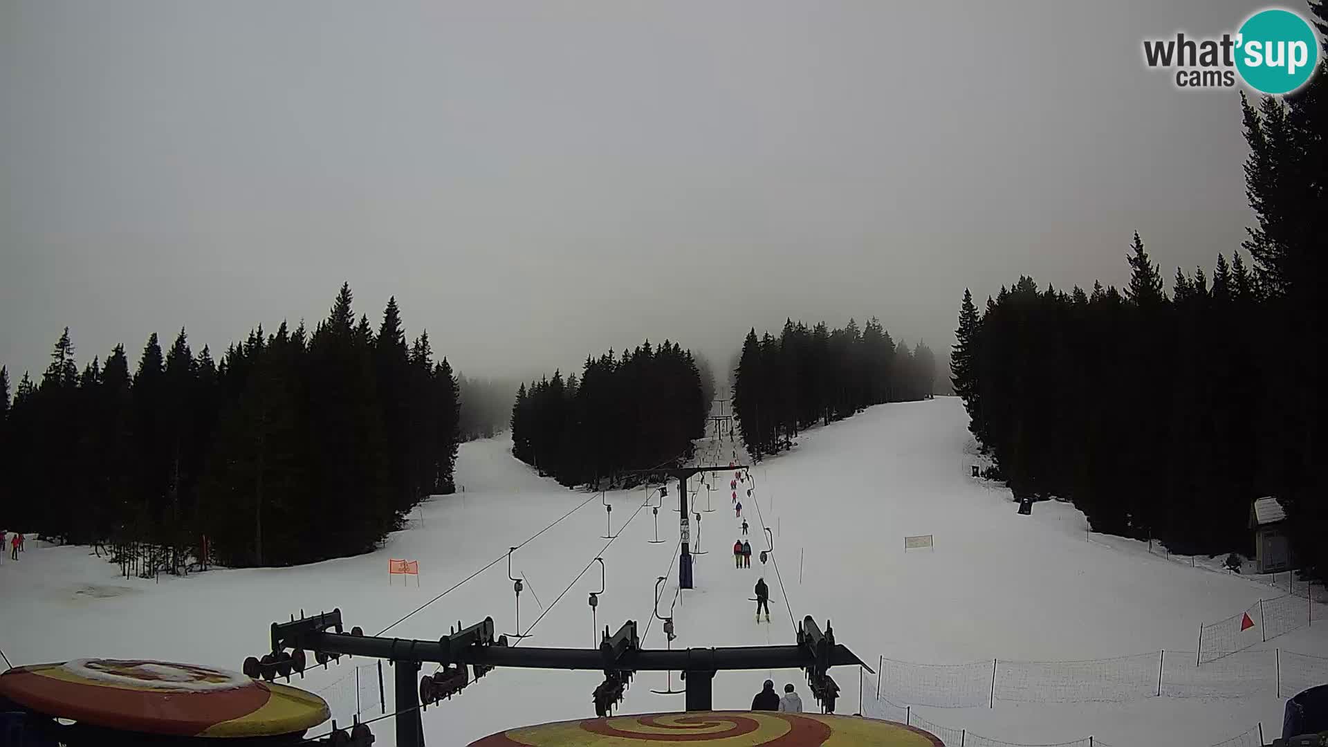 Comprensorio sciistico Rogla Webcam live Ostruščica piste 1 e 2