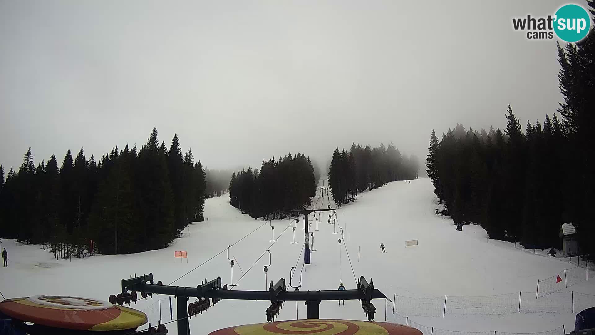 Comprensorio sciistico Rogla Webcam live Ostruščica piste 1 e 2