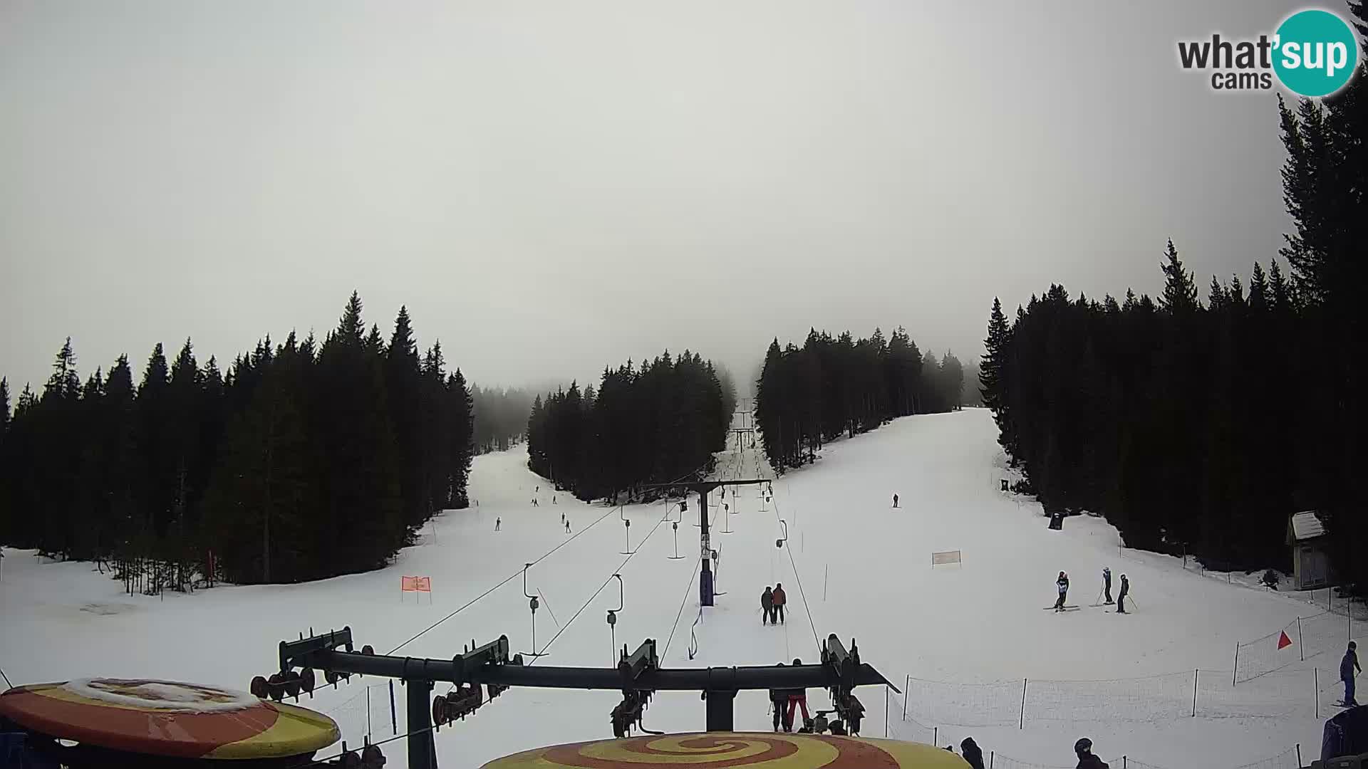 Comprensorio sciistico Rogla Webcam live Ostruščica piste 1 e 2