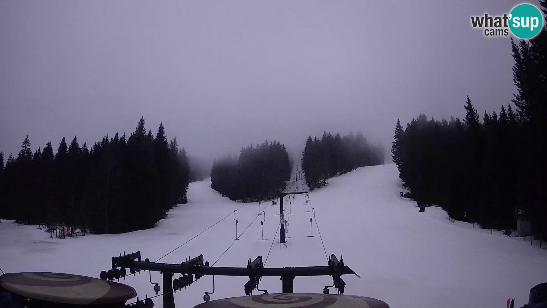 Estación de esquí Rogla Webcam Ostruščica pistas 1 y 2