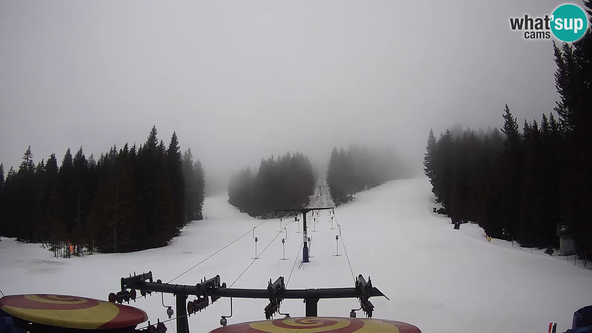 Skigebiet Rogla Webcam Ostruščica Piste 1 und 2