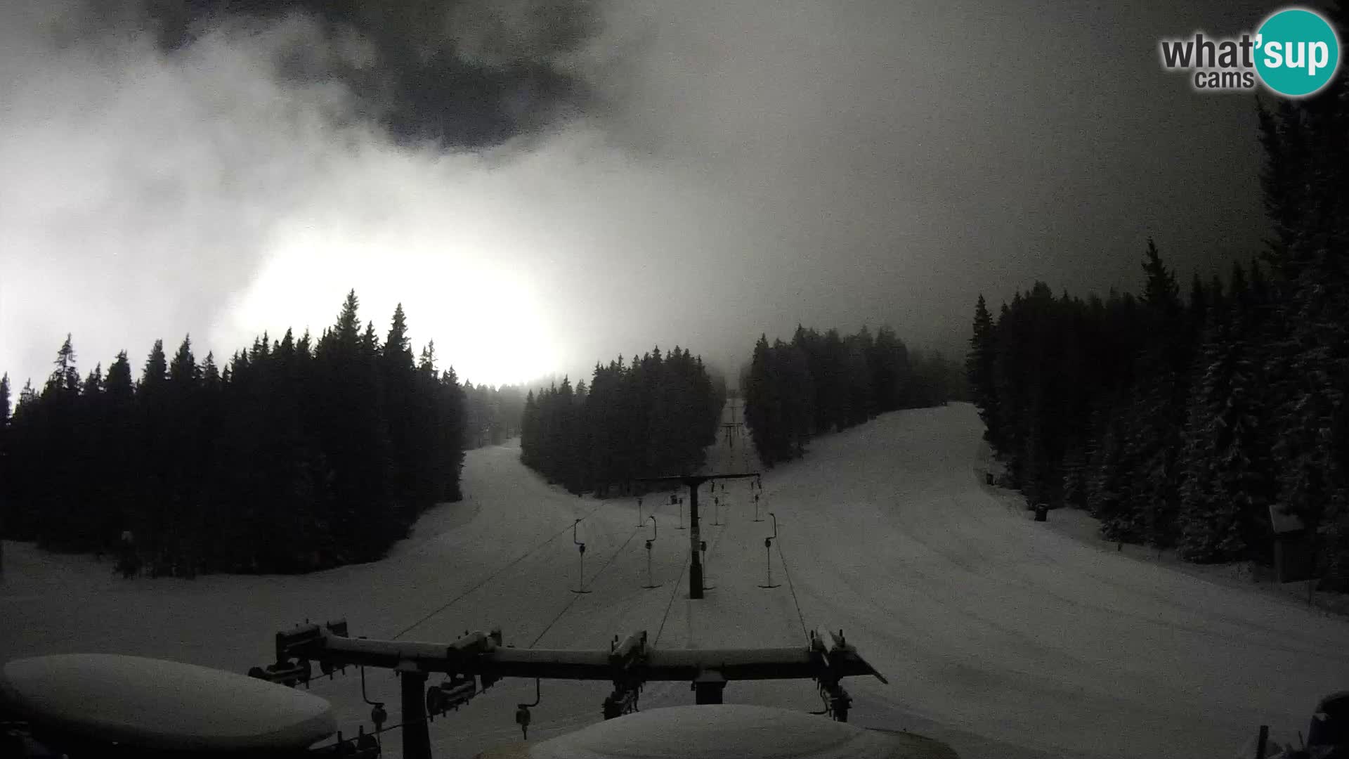 Skigebiet Rogla Webcam Ostruščica Piste 1 und 2