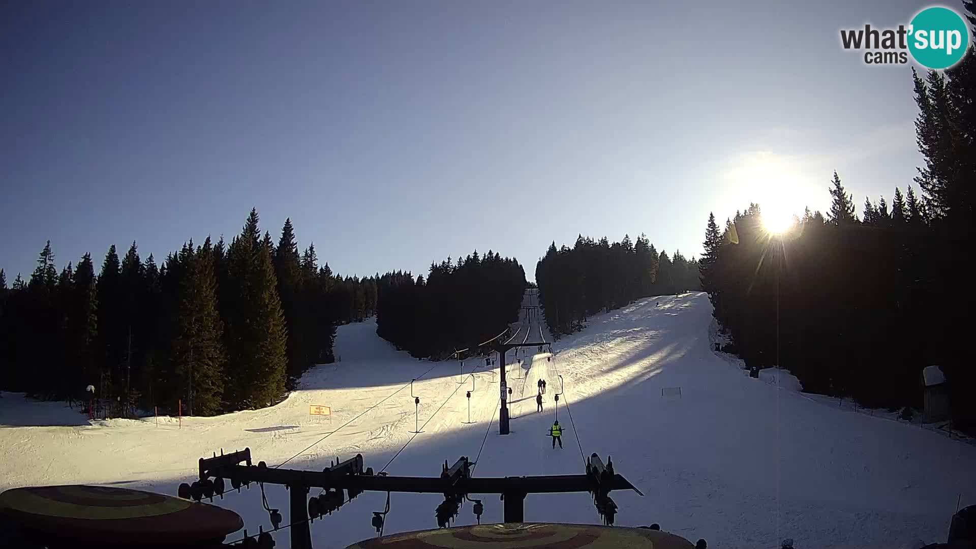 Comprensorio sciistico Rogla Webcam live Ostruščica piste 1 e 2