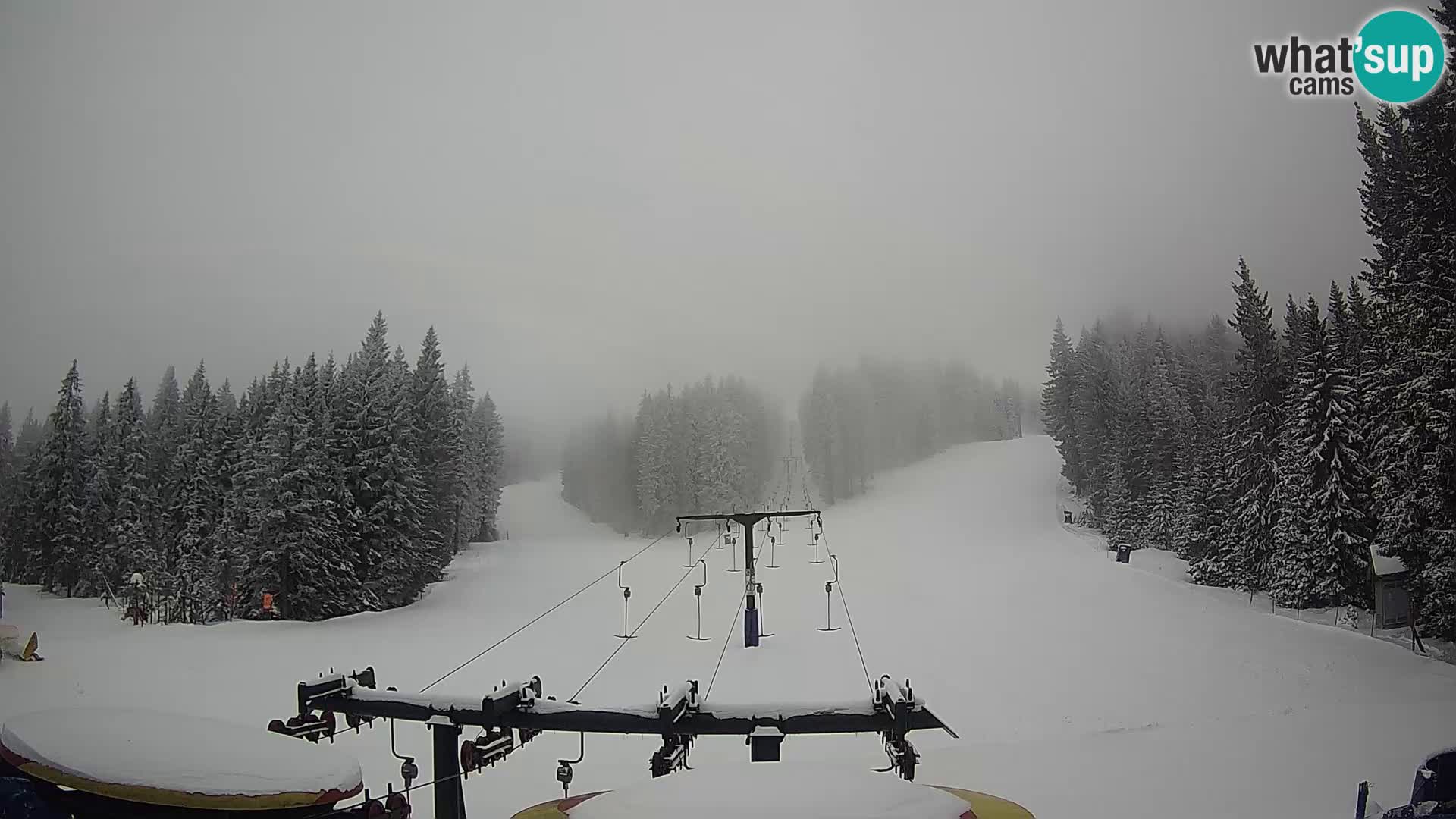 Skigebiet Rogla Webcam Ostruščica Piste 1 und 2