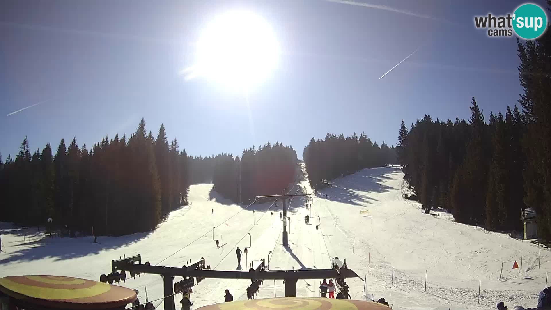 Skigebiet Rogla Webcam Ostruščica Piste 1 und 2