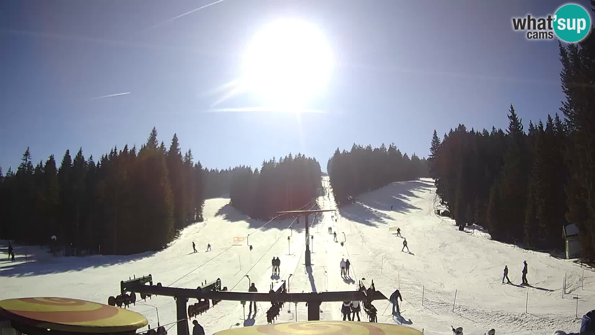 Estación de esquí Rogla Webcam Ostruščica pistas 1 y 2