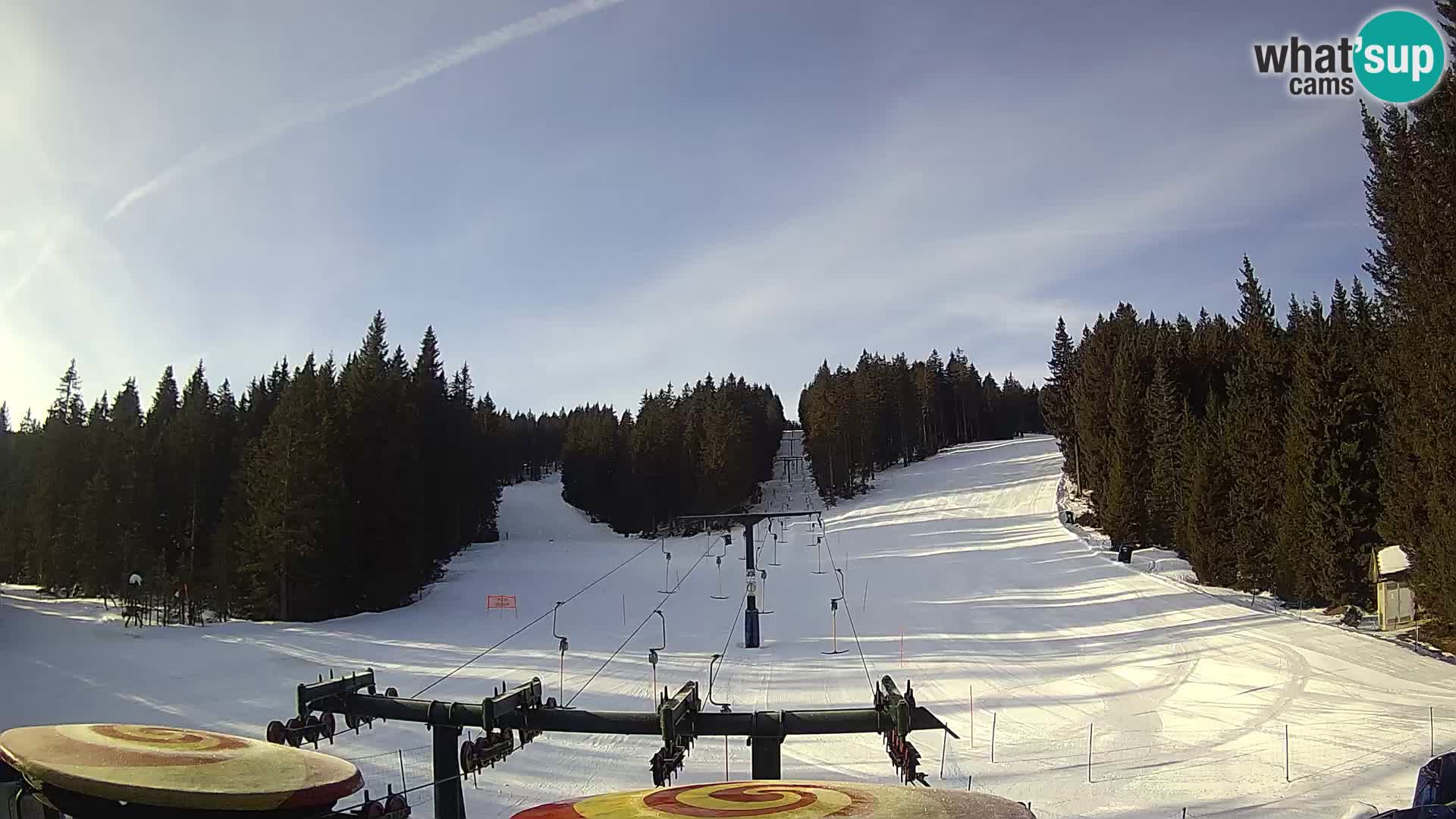 Comprensorio sciistico Rogla Webcam live Ostruščica piste 1 e 2