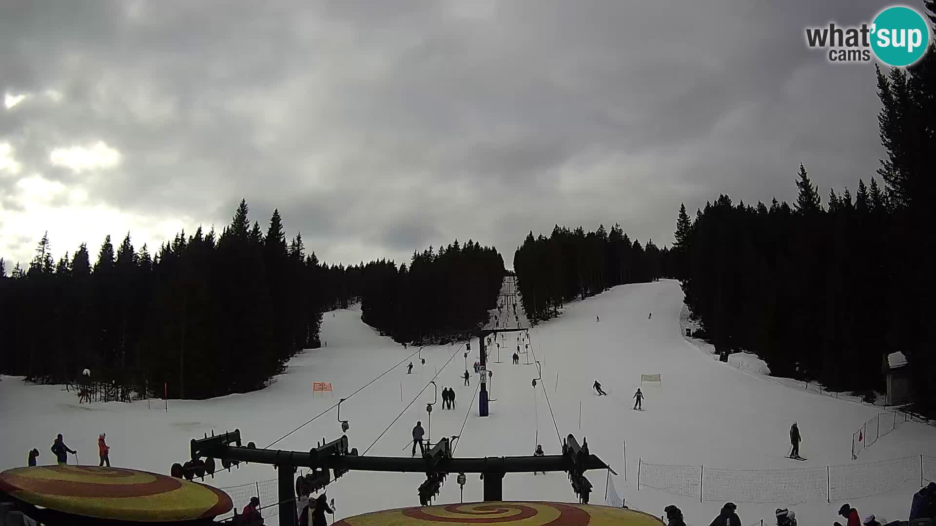 Skigebiet Rogla Webcam Ostruščica Piste 1 und 2