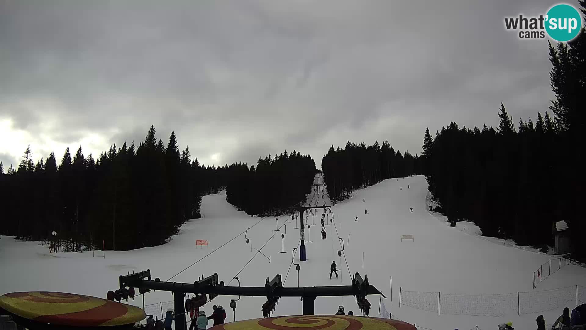 Comprensorio sciistico Rogla Webcam live Ostruščica piste 1 e 2