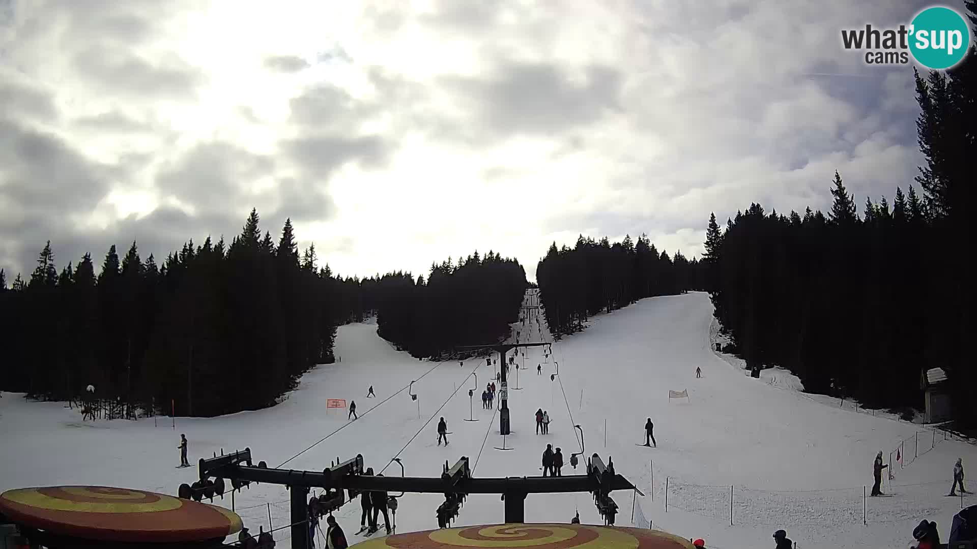 Station de ski Rogla Webcam Ostruščica pistes 1 et 2