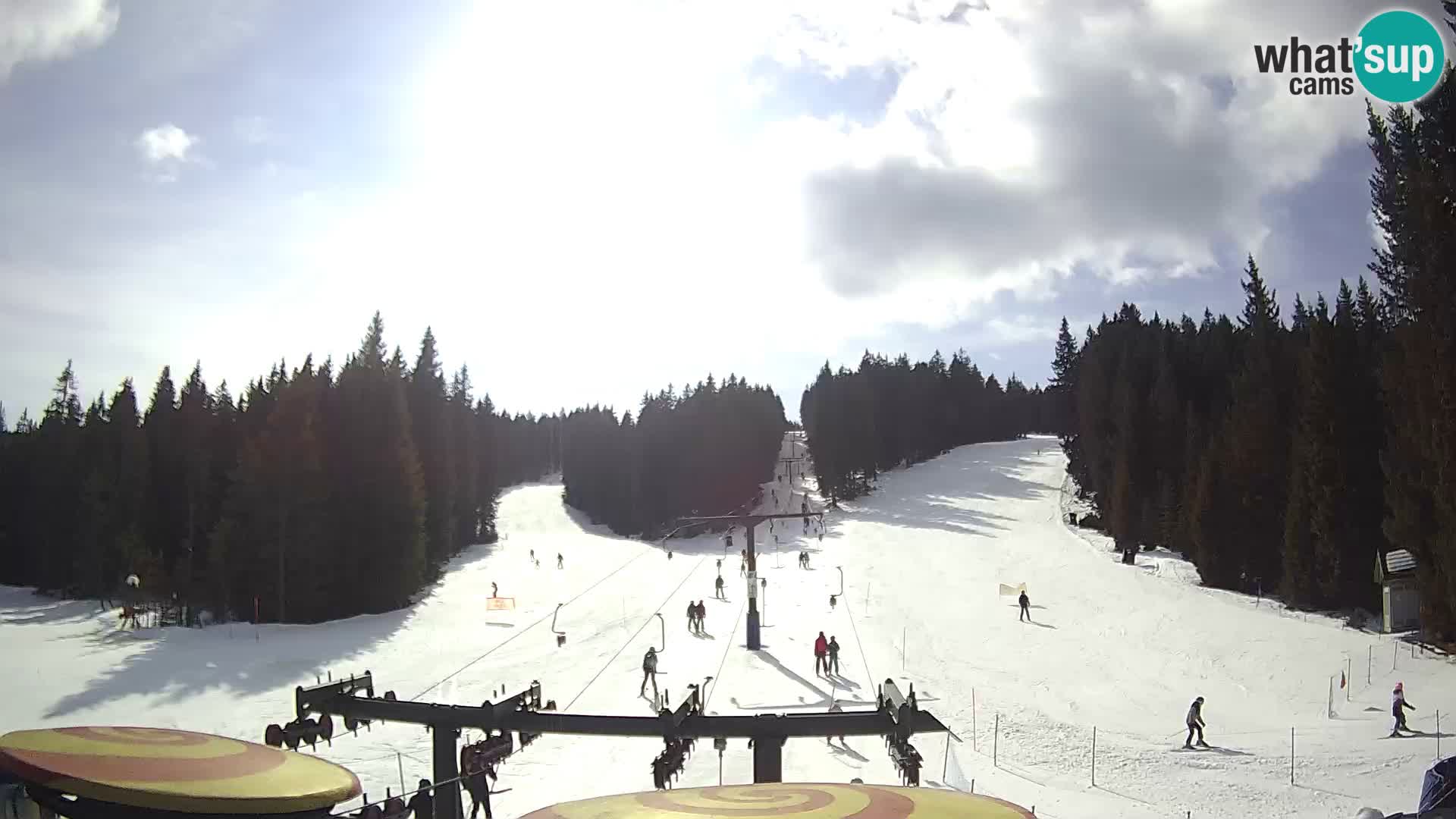 Comprensorio sciistico Rogla Webcam live Ostruščica piste 1 e 2