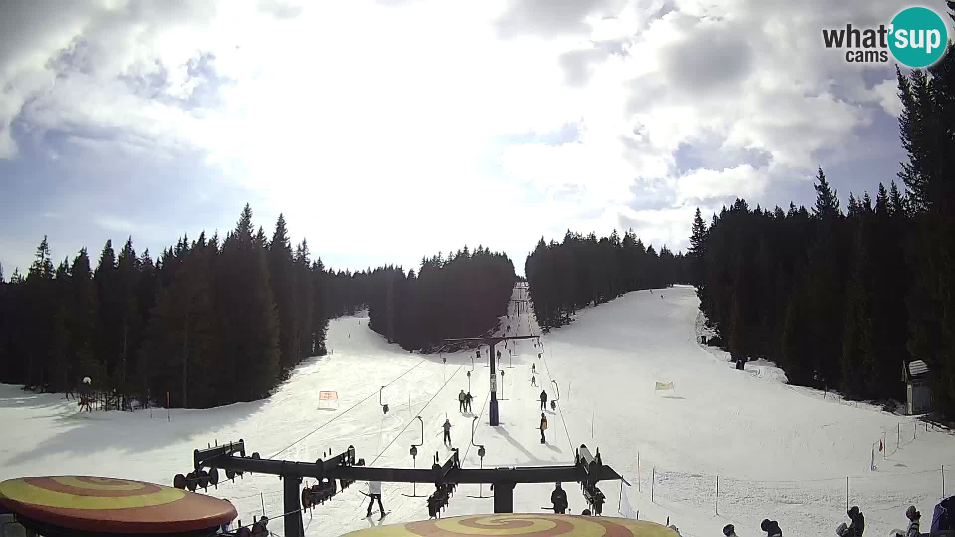 Comprensorio sciistico Rogla Webcam live Ostruščica piste 1 e 2