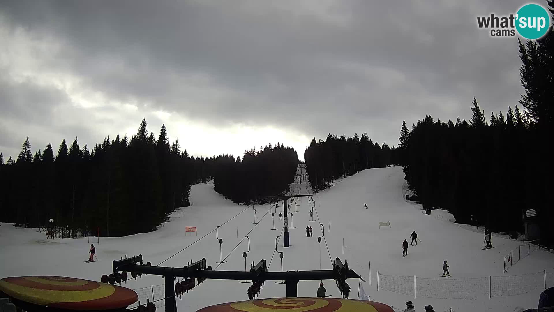 Comprensorio sciistico Rogla Webcam live Ostruščica piste 1 e 2