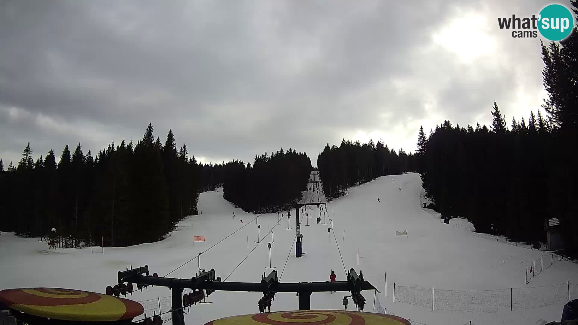 Comprensorio sciistico Rogla Webcam live Ostruščica piste 1 e 2