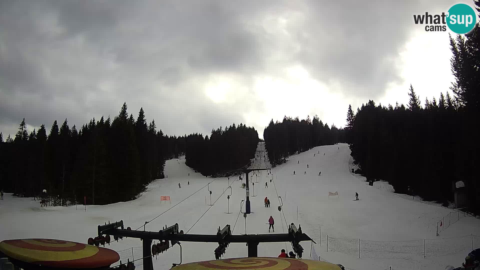 Comprensorio sciistico Rogla Webcam live Ostruščica piste 1 e 2