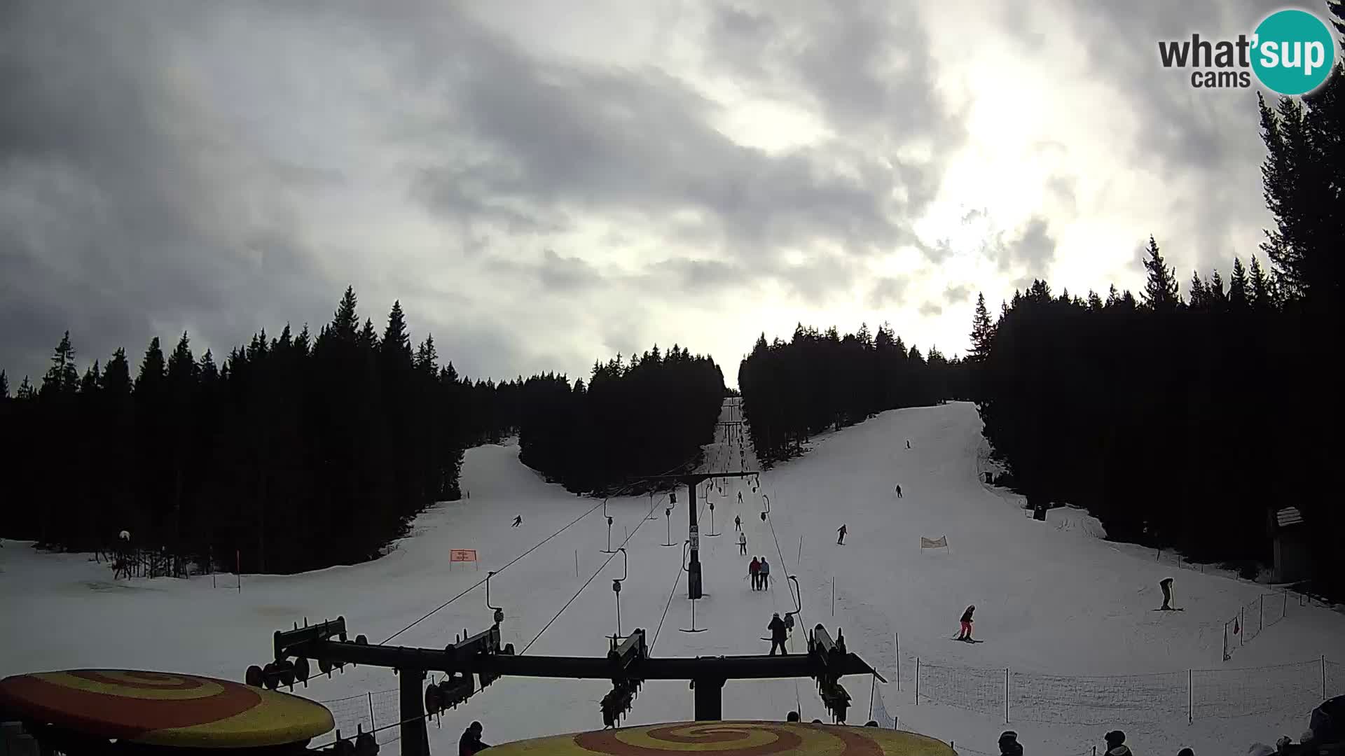 Comprensorio sciistico Rogla Webcam live Ostruščica piste 1 e 2