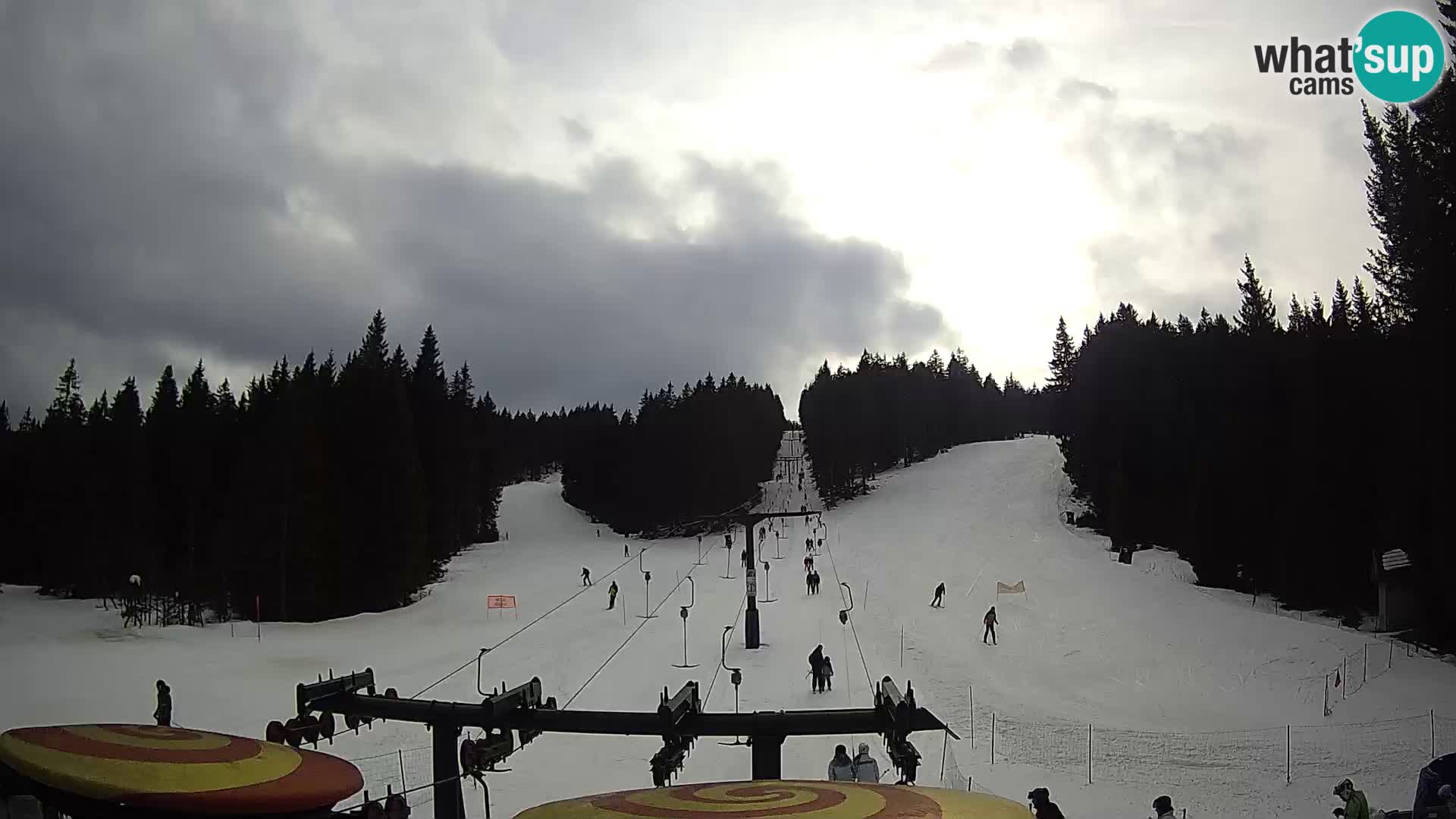 Comprensorio sciistico Rogla Webcam live Ostruščica piste 1 e 2